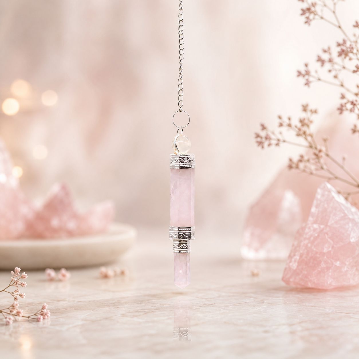 Pendulum - Rose Quartz - Image 3