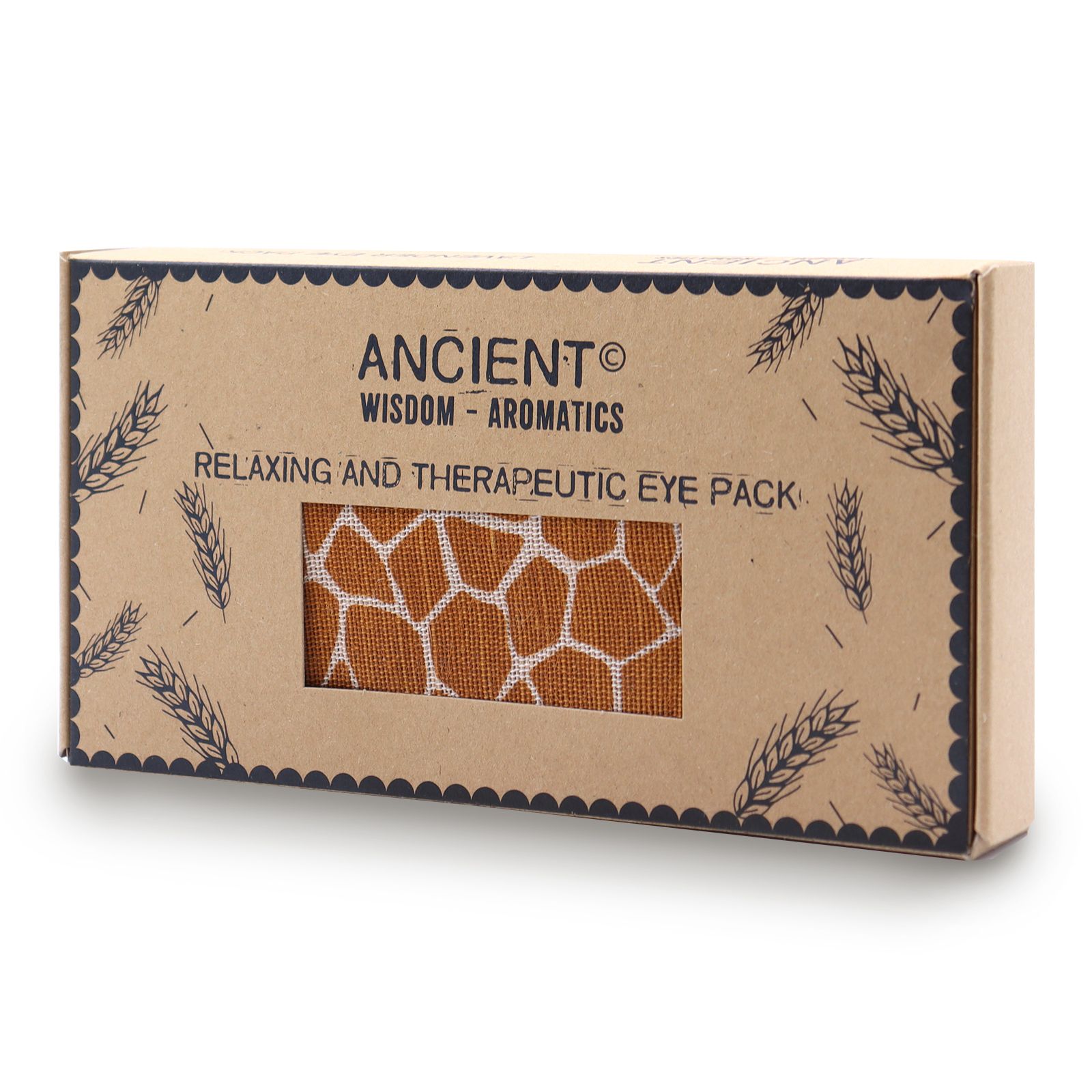 Lavender Natural Cotton and Juco Eye Pillow in Gift Box - Madagascar Giraffe - Image 7