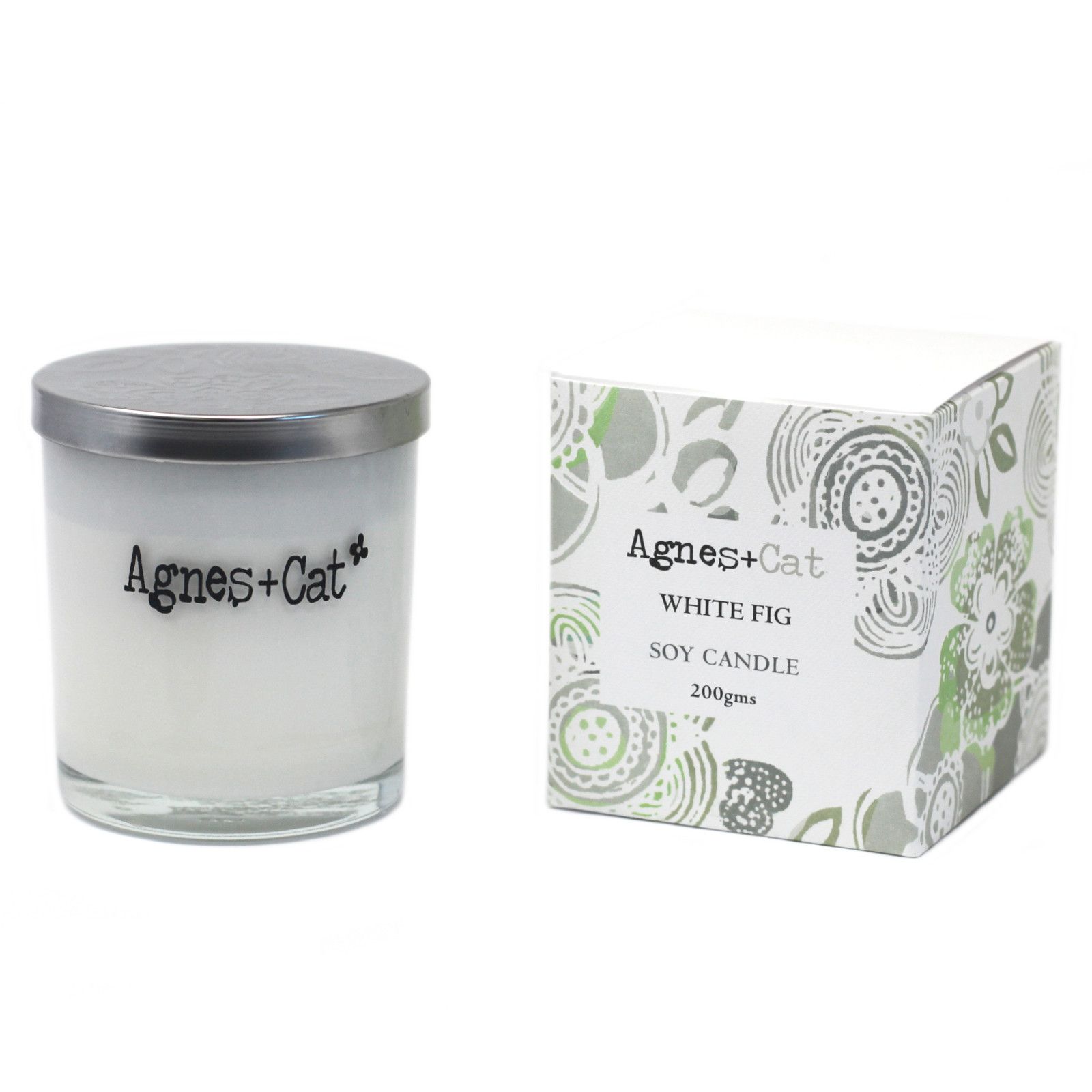 Agnes + Cat Votive Candle - White Fig - Image 7