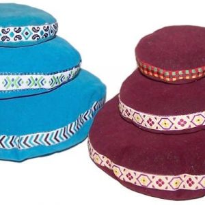 Singing Bowl Velvet Cushion - 7cm