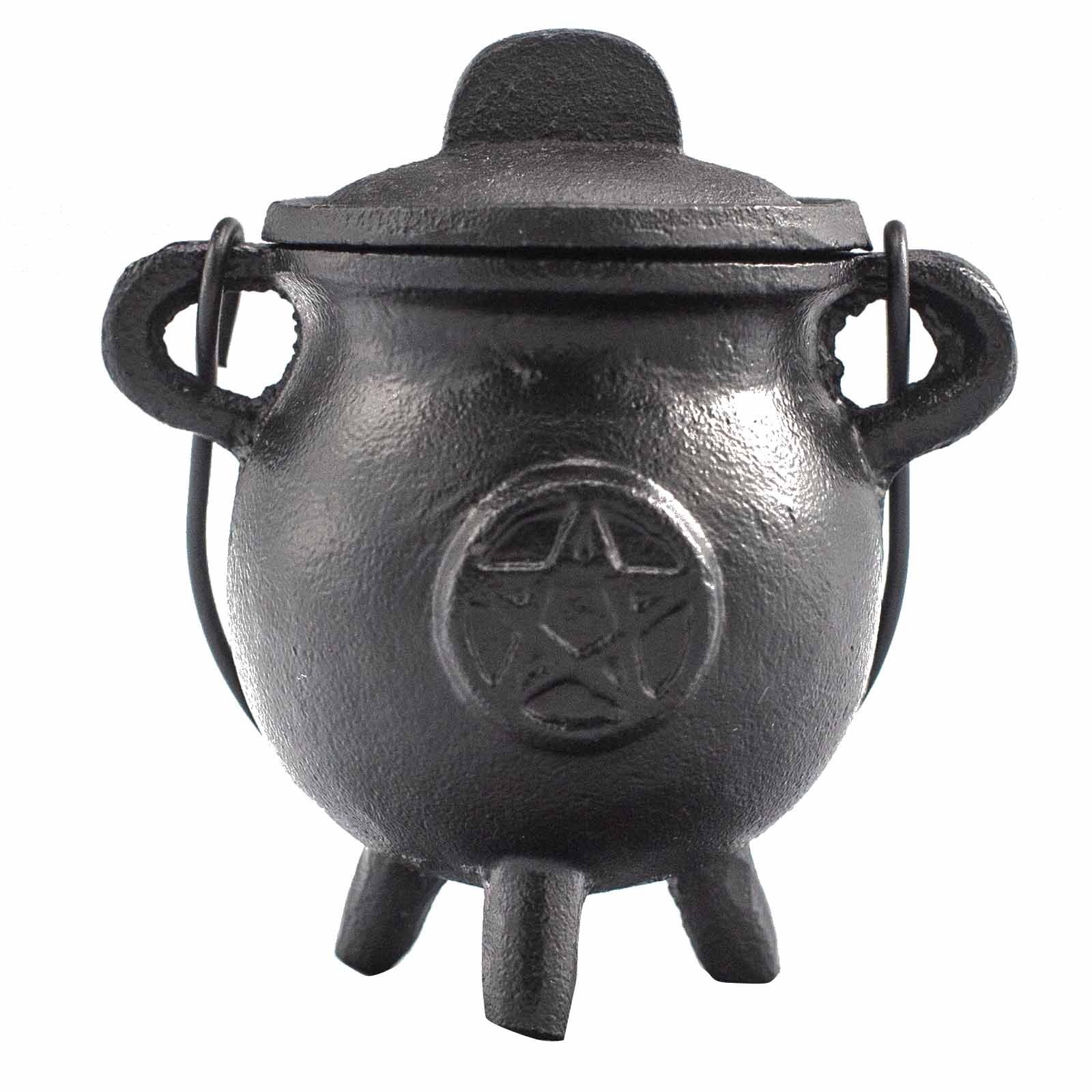 Cast Iron Cauldron with Pentagon 6.5x13cm - Image 2