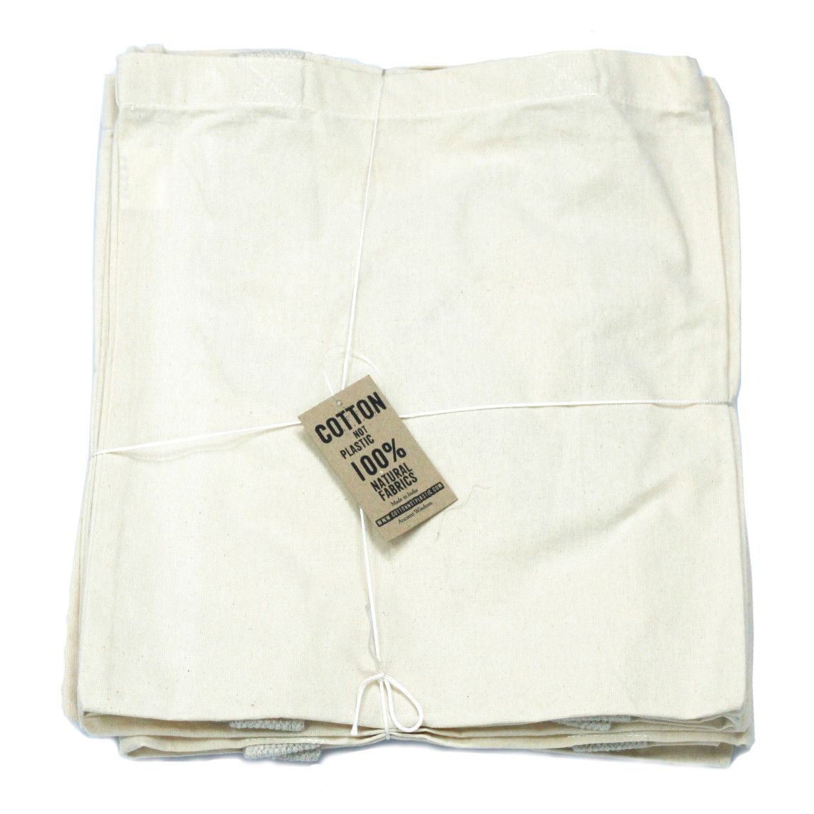 Med Natural 6oz Cotton Bag 35x30cm - Image 2