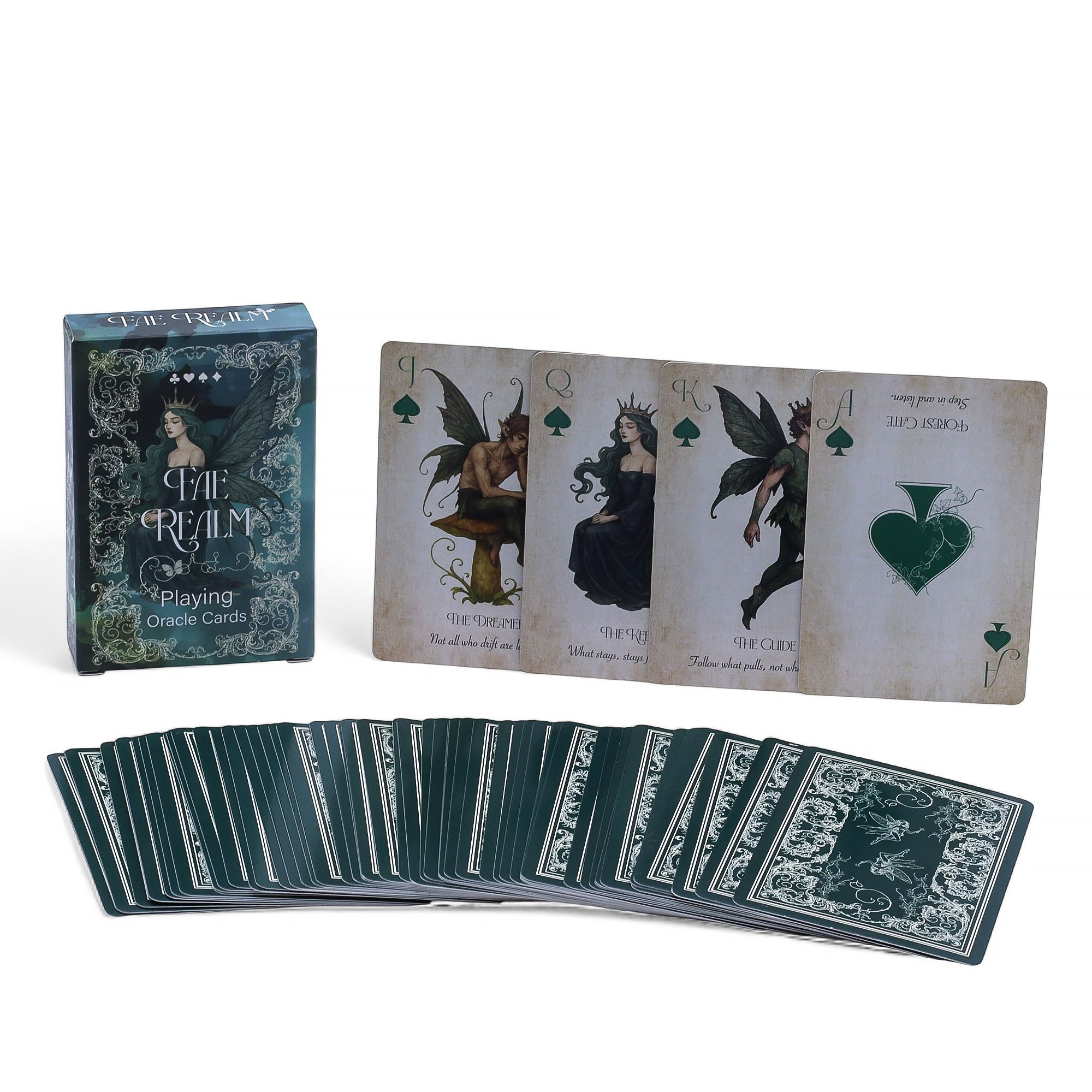 Fae Realm Playing & Oracle Cards – Fairy Theme - Image 4