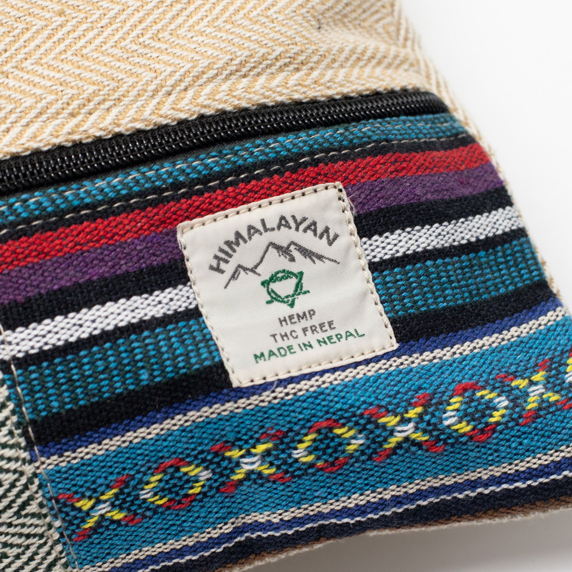 Patchwork Kathmandu Tote Bag - Dhaka Design (37x38cm) - Image 7