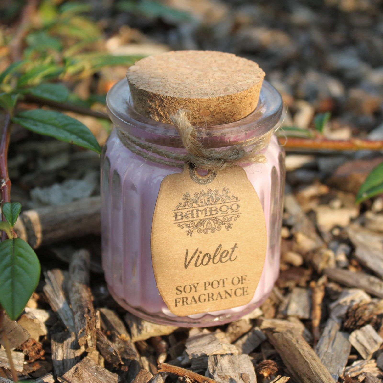 Violet Soy Pot of Fragrance Candles - Image 3