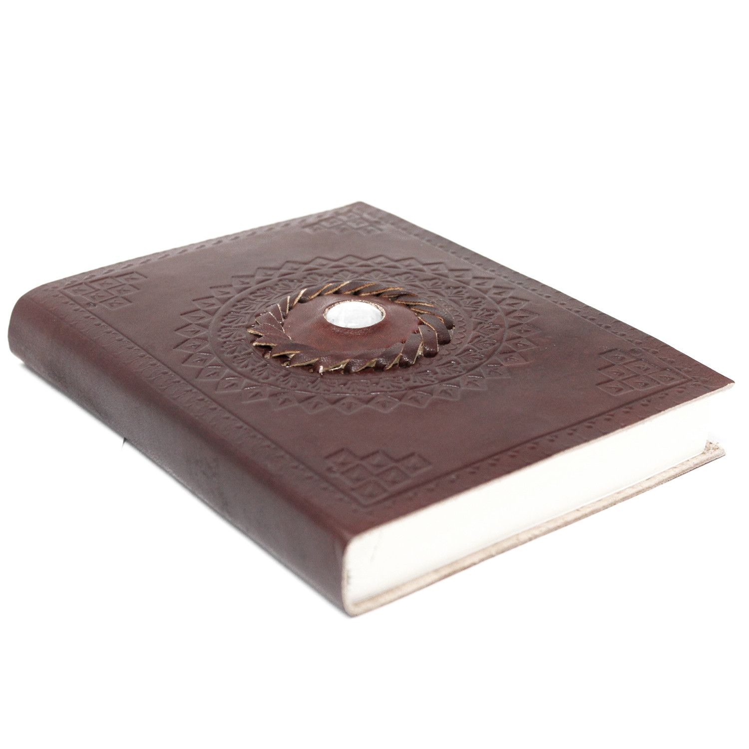 Leather Moonstone Notebook (7x5") - Image 2