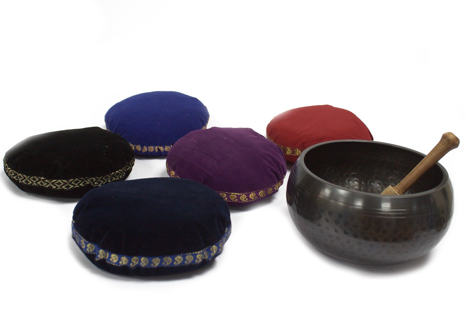 Singing Bowl Velvet Cushion - 11cm - Image 6