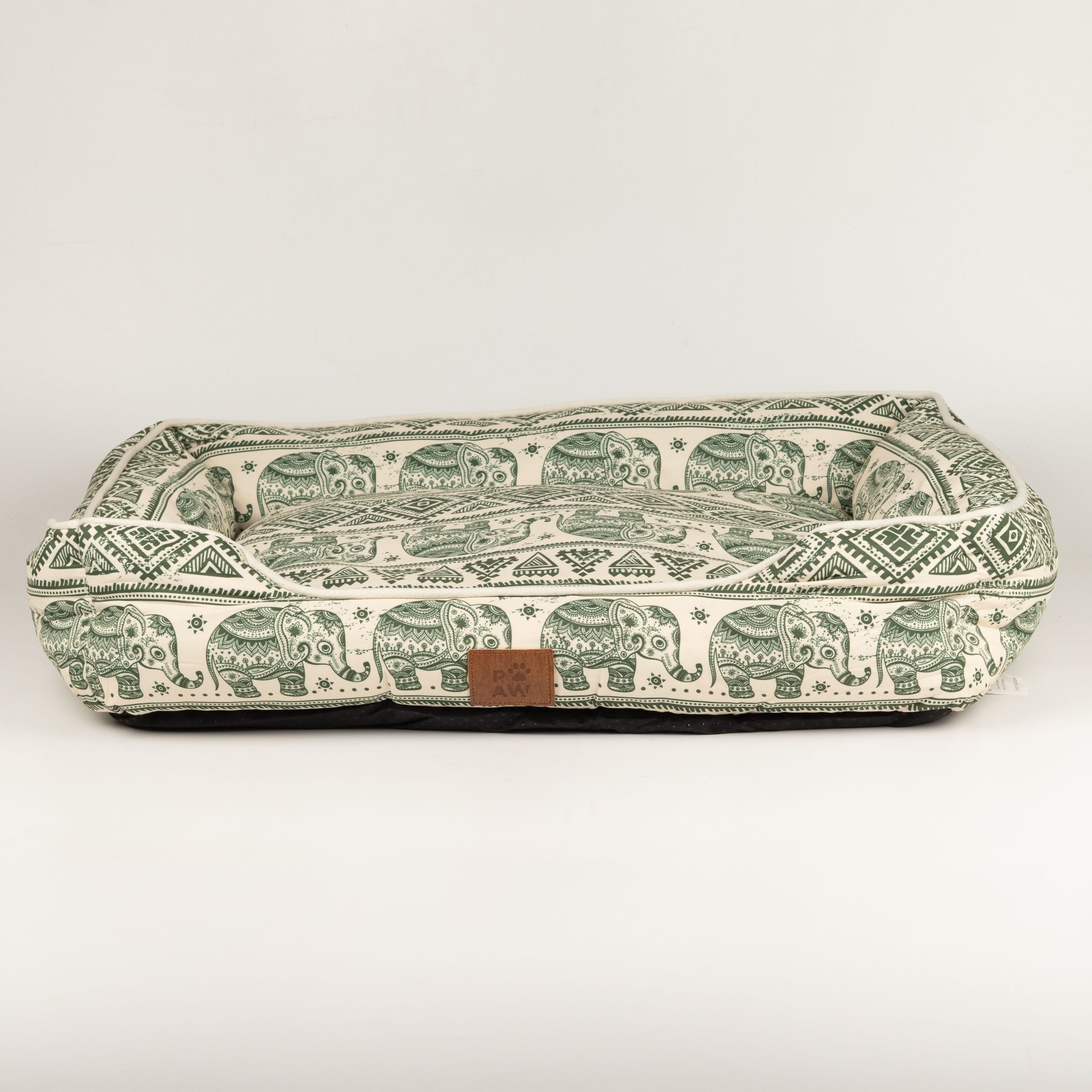 PAW Bed – Lucky Elephant – Green – 60 × 50 × 14cm - Image 8