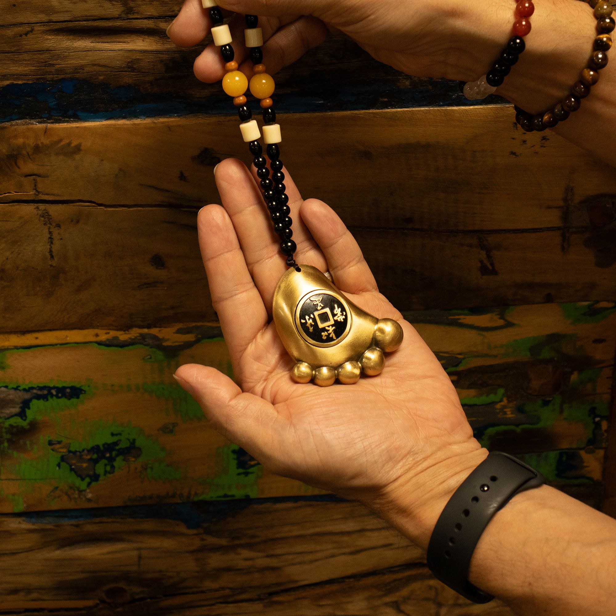 Feng Shui Hanging - Step to Wealth Amulet - Image 3
