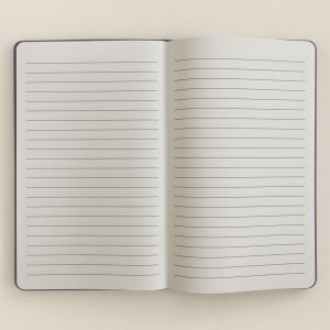 Lavender Velvet Notebook - 80 pages - Believe Yourself