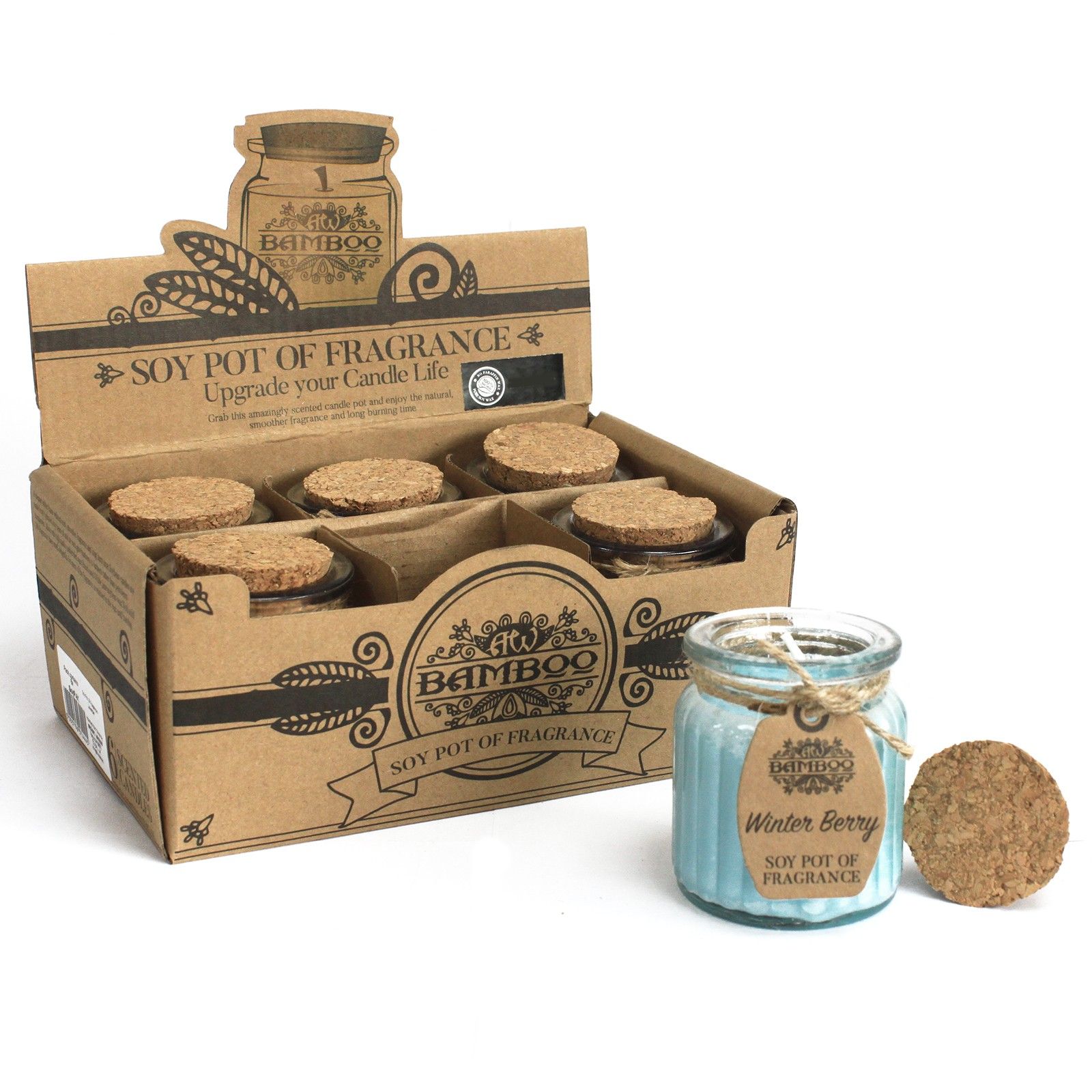Winter Berry Soy Pot of Fragrance Candles - Image 4
