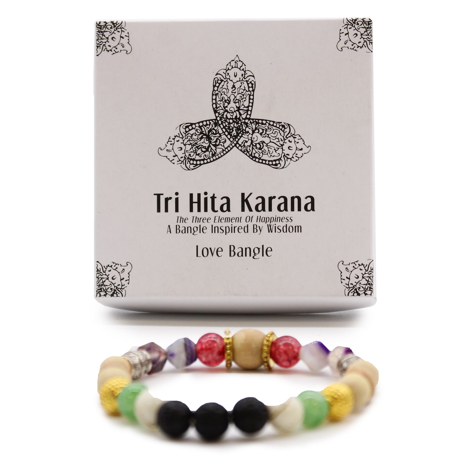 Tri Hita Karana Bangle - Love - Image 2