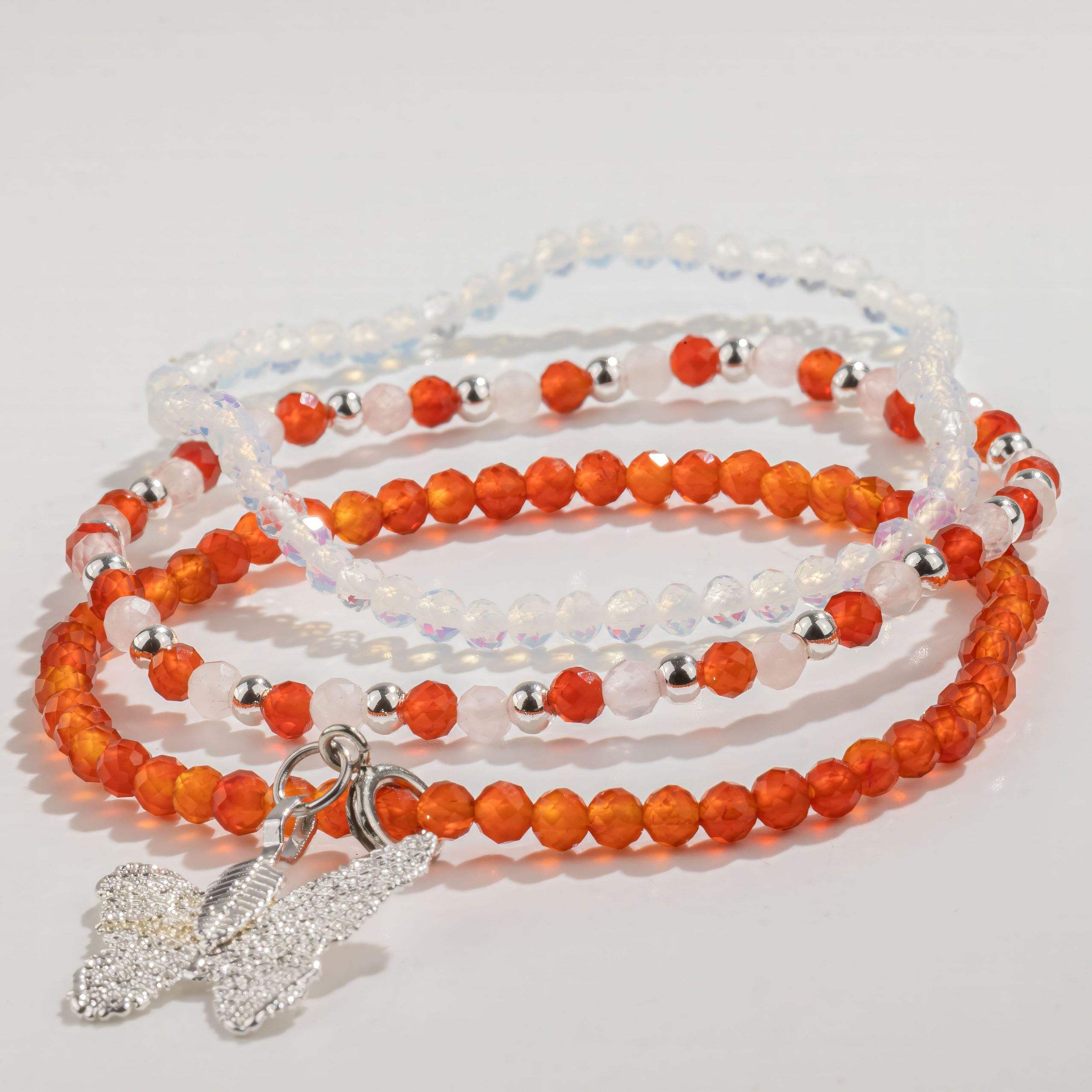 Nymph Spirit Gemstone Bracelet Set - Blood Moon - Image 2