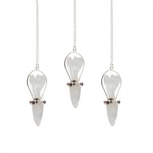 Celestial Guide - Two Piece Angel Pendulum - Chakra Band - Clear Quartz