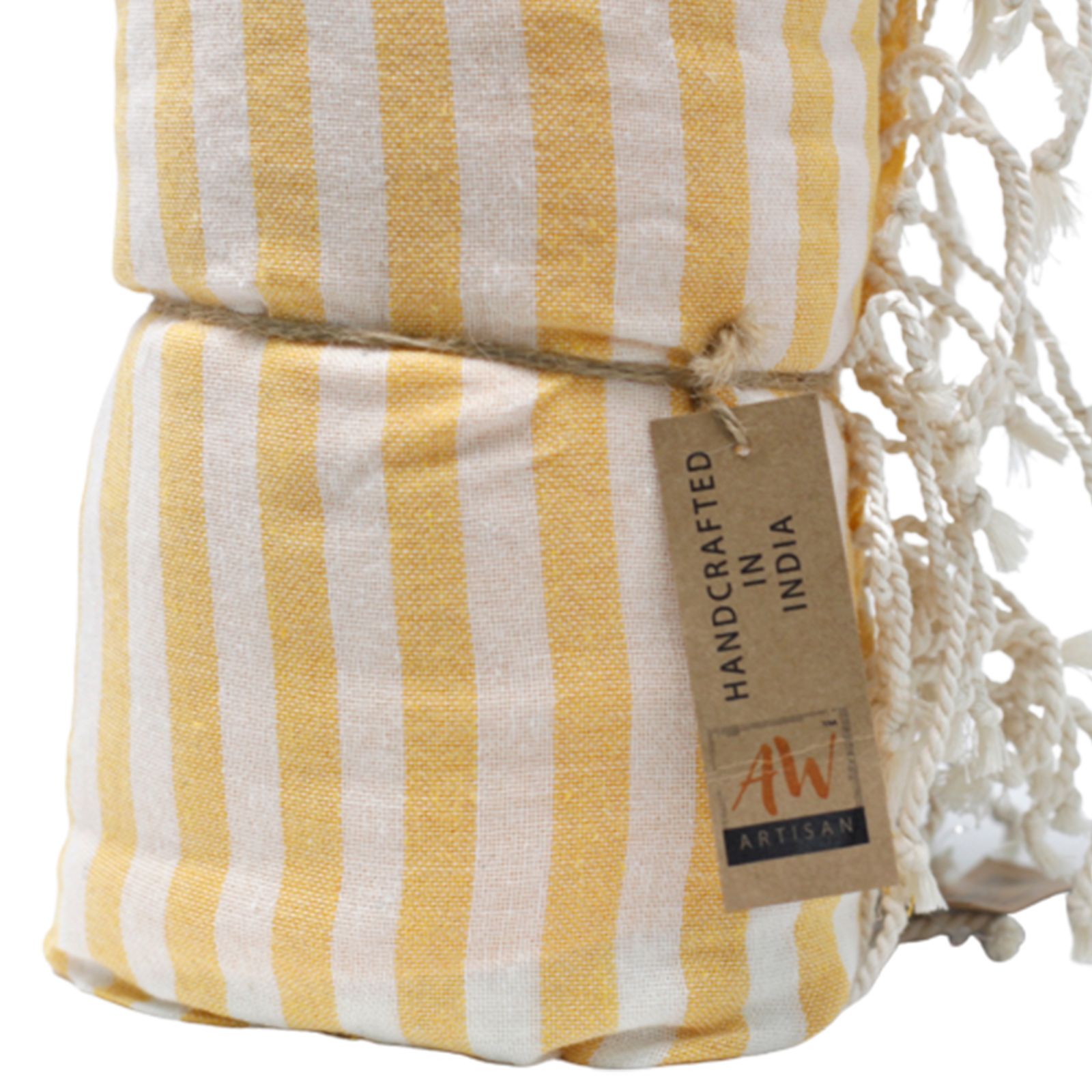 Cotton Pario Towel - 100x180 cm - Sunny Yellow - Image 7