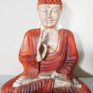 Hand Carved Buddha Statue - 30cm Teaching Transmission