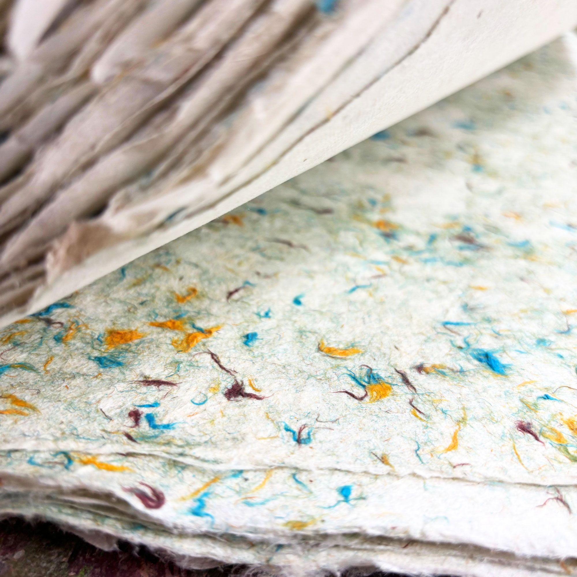 Lokta Craft & Wrapping Paper 51x76cm – Mixed Floral Cotton - Image 8