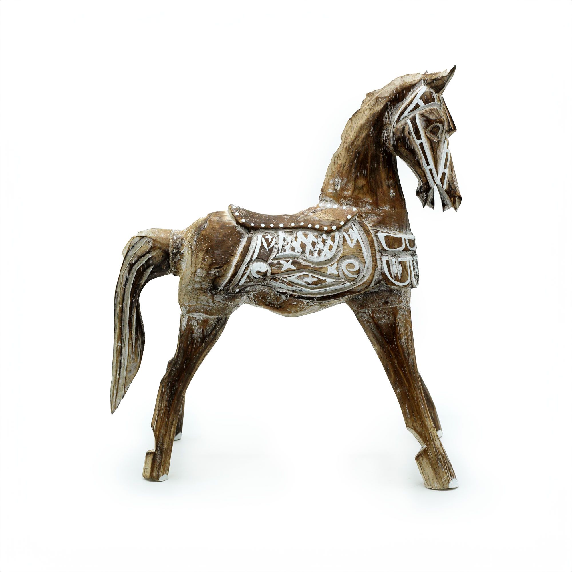 Medium Antique Horse 25 cm - Image 3