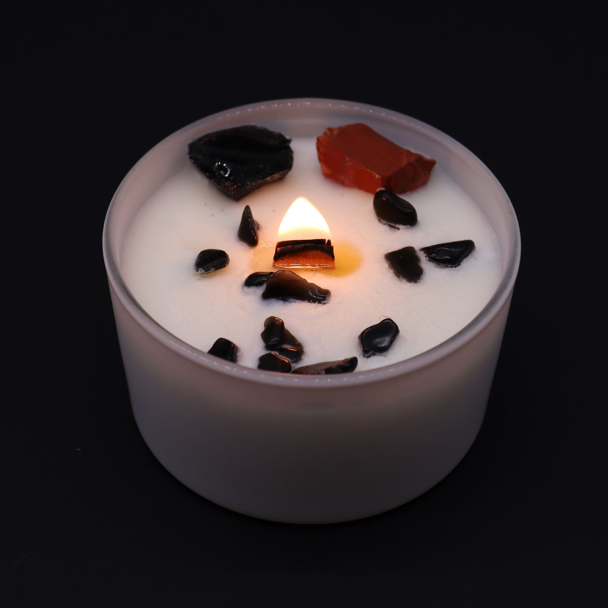 Chakra Crystal Candles - Root Chakra - Image 2