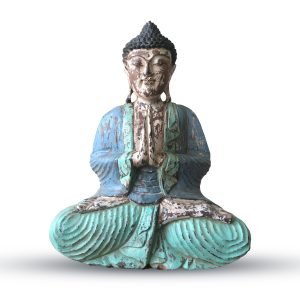Vintage Hand Carved Buddha Statues