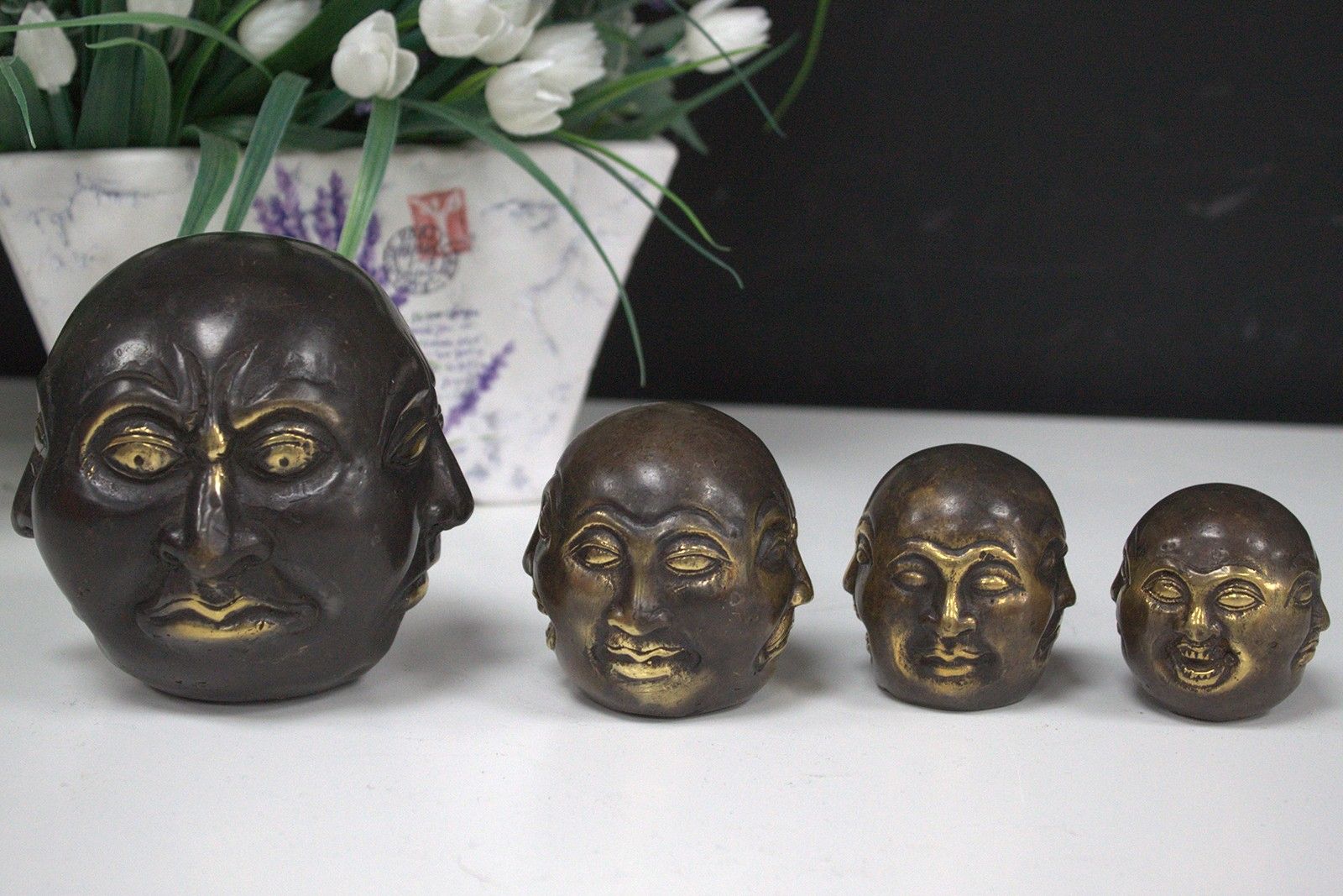 Fengshui - Four Face Buddha - 5cm - Image 5