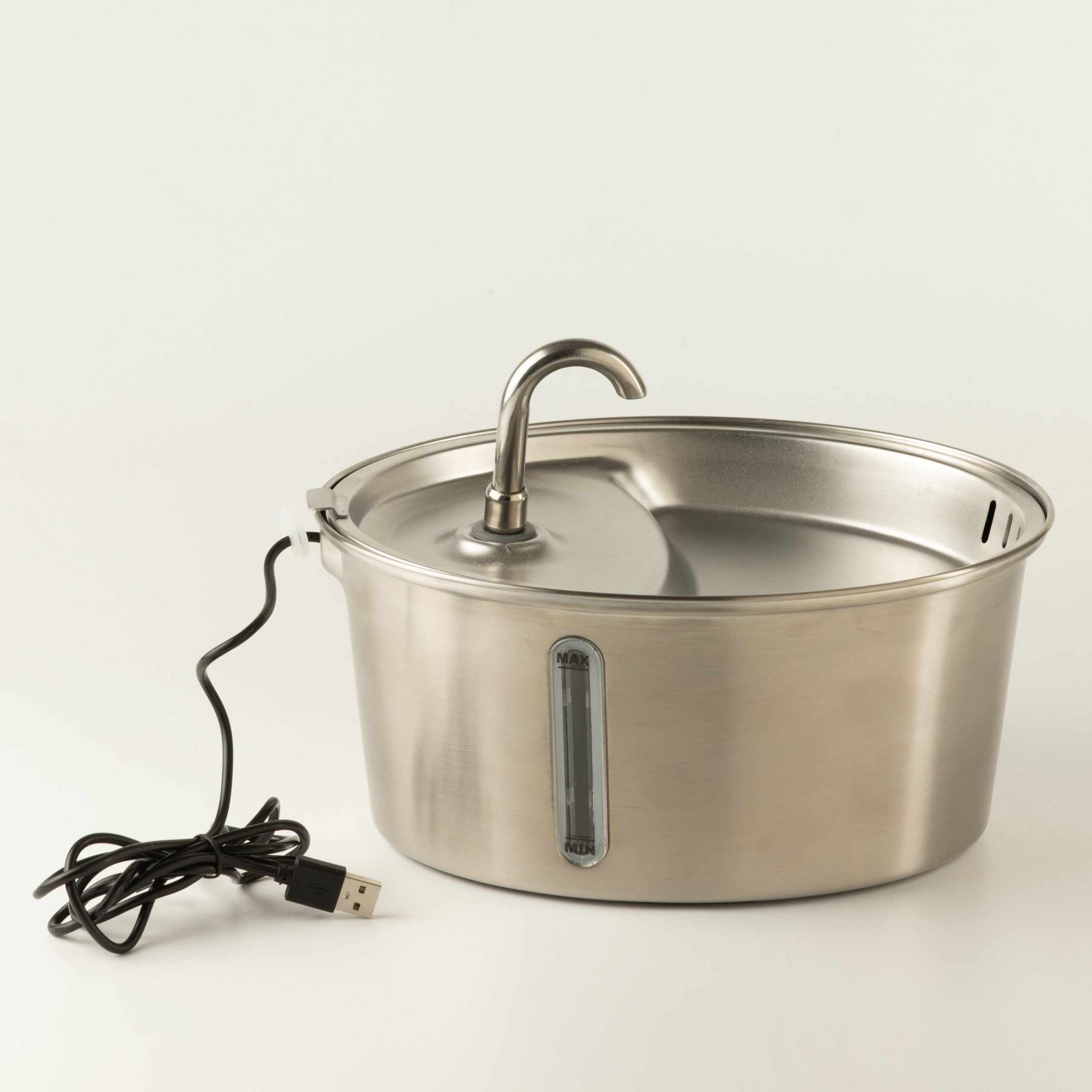 PAW Food Bowls - Electric Water Fountain 2.5 Liter - USB - Stainless Steal (304) - Image 11