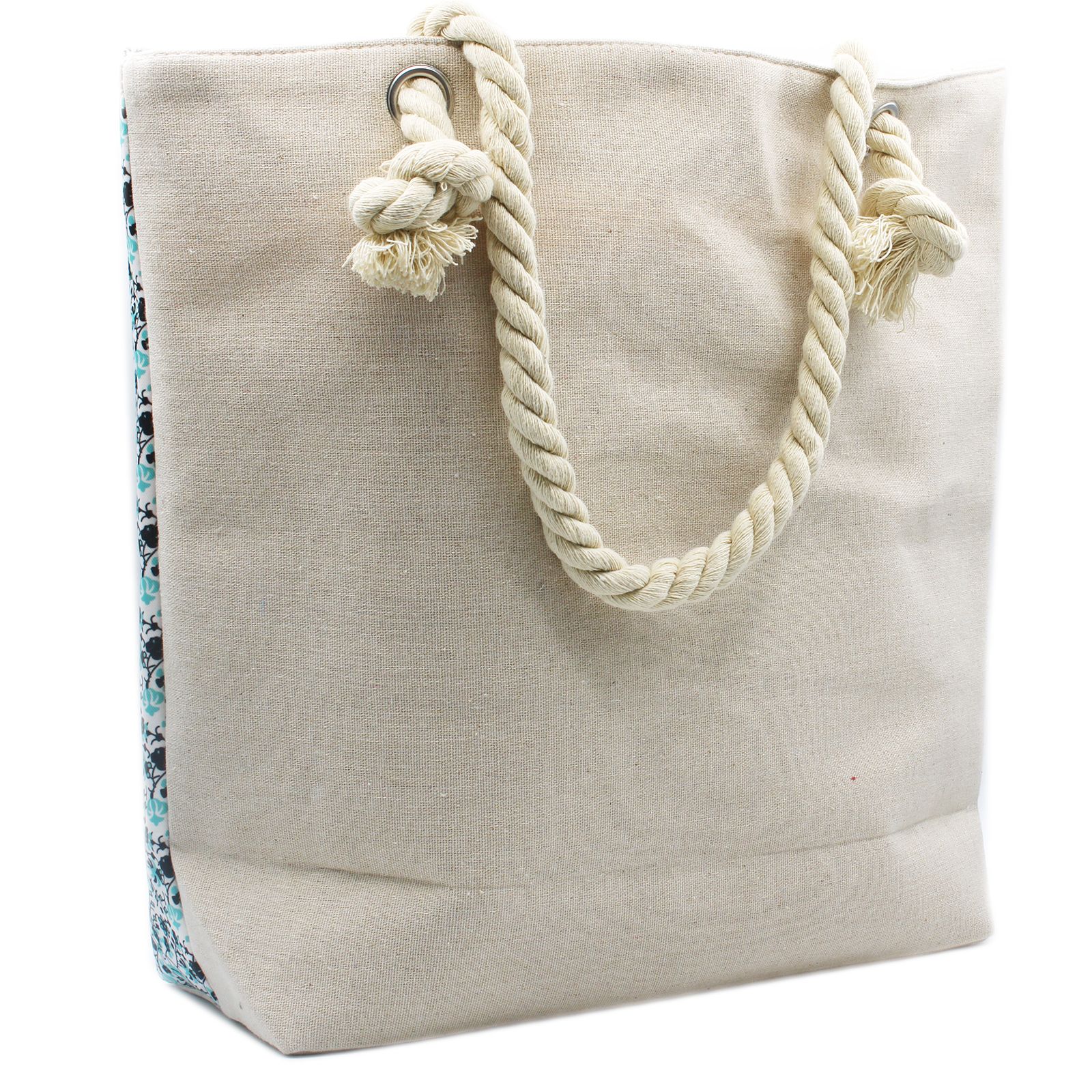Rope Handle Mandela Bag - Purple Blue - Image 4