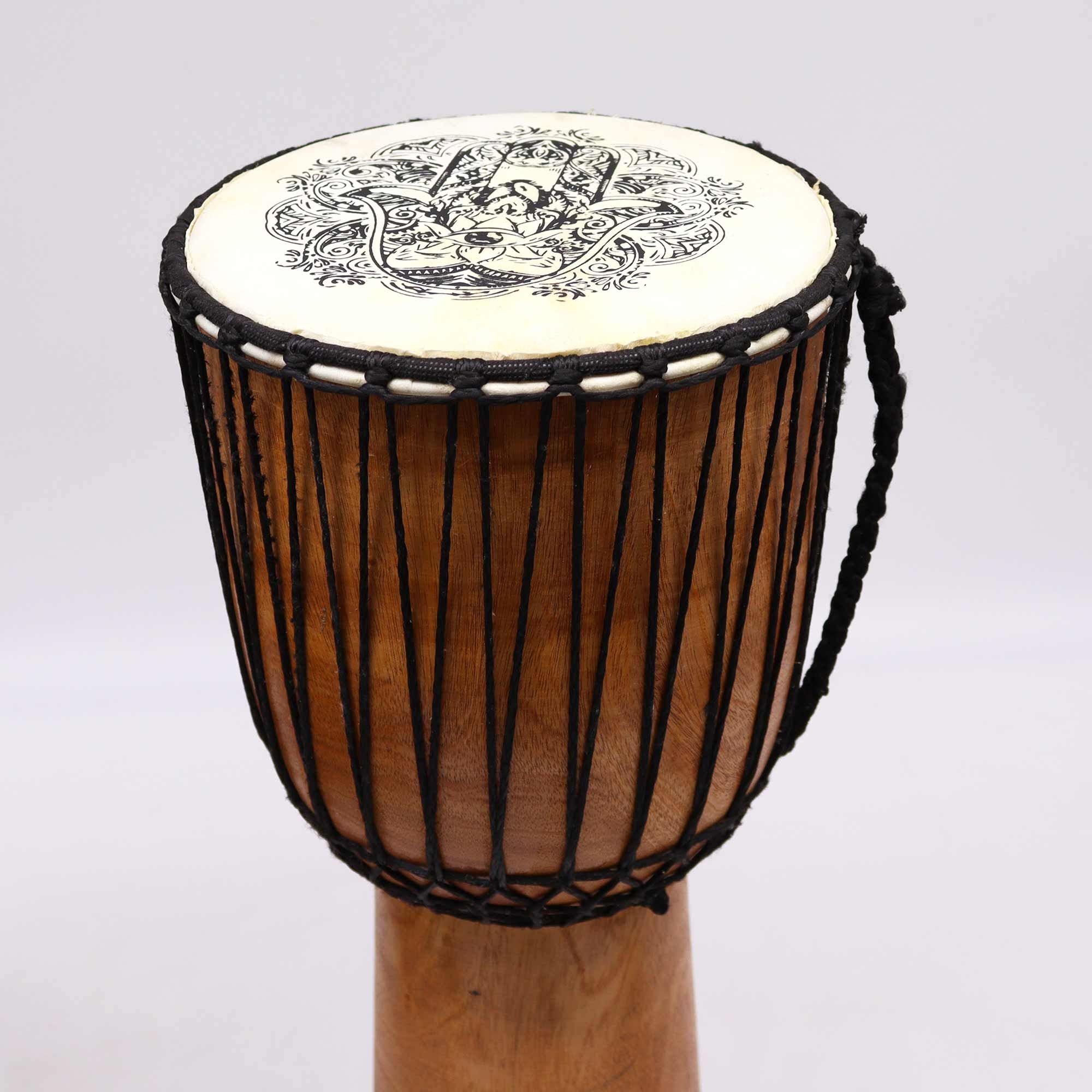 Hamsa Wide Top Djembe Drum - 22cm - Image 2