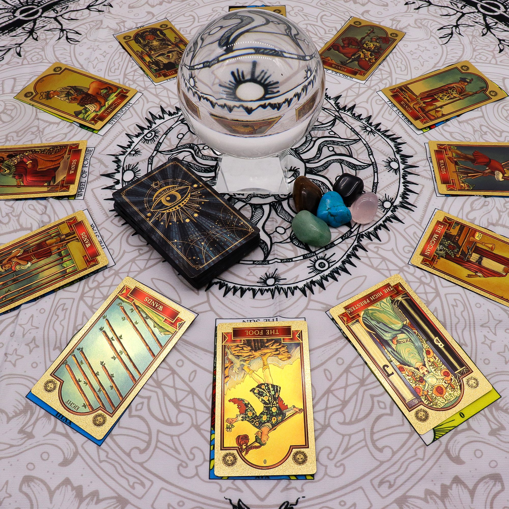 Tarot Reading Cloth - Tree of Life - Image 9