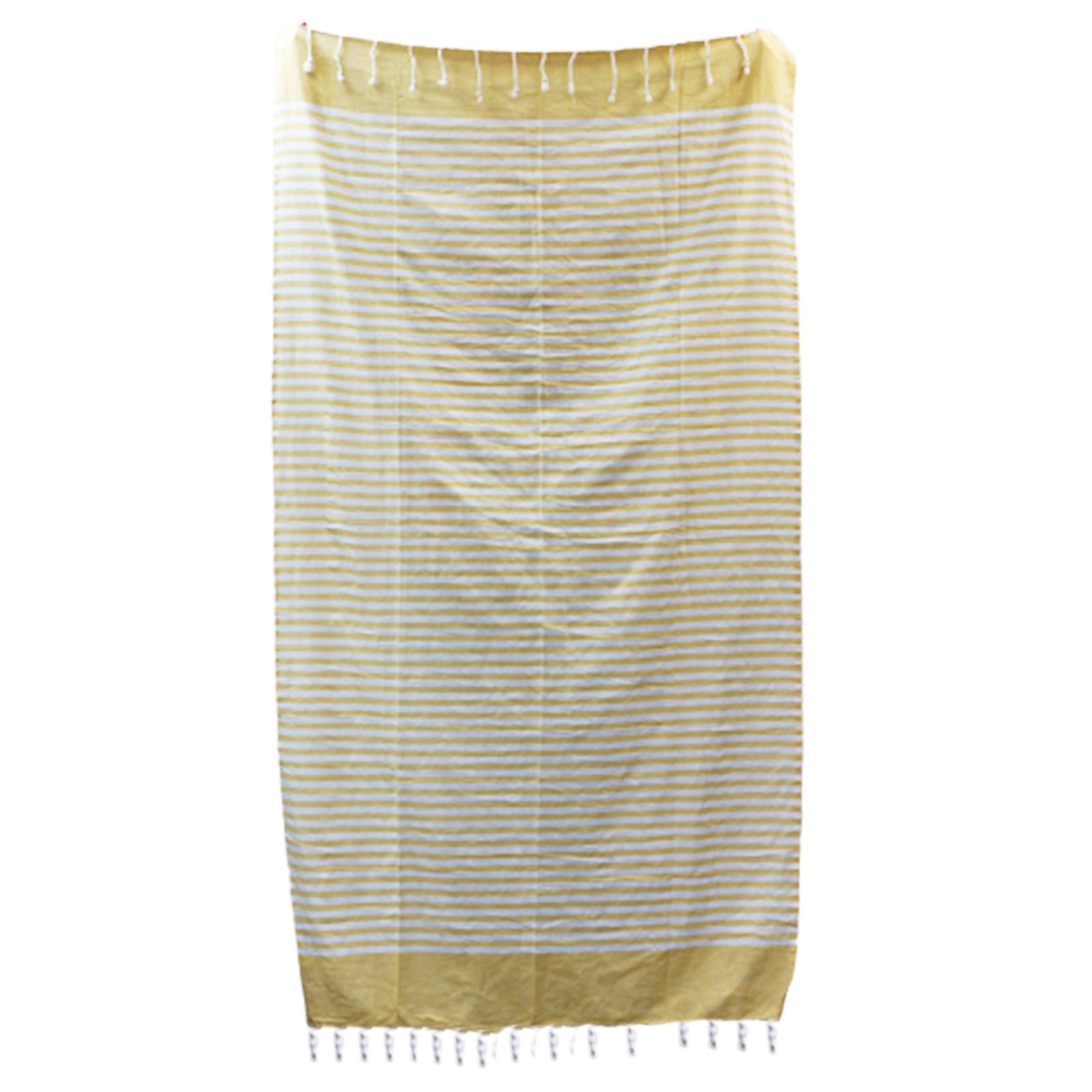 Cotton Pario Throw - 100x180 cm - Sunny Yellow - Image 5