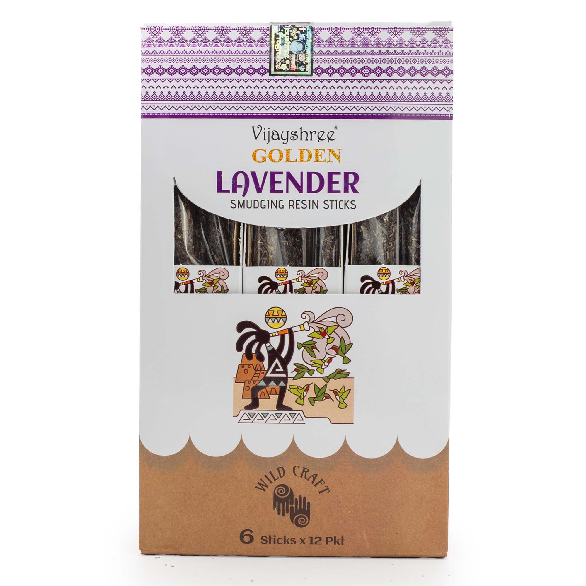 Golden Lavender Smudging Resin Sticks - 30g - Image 6