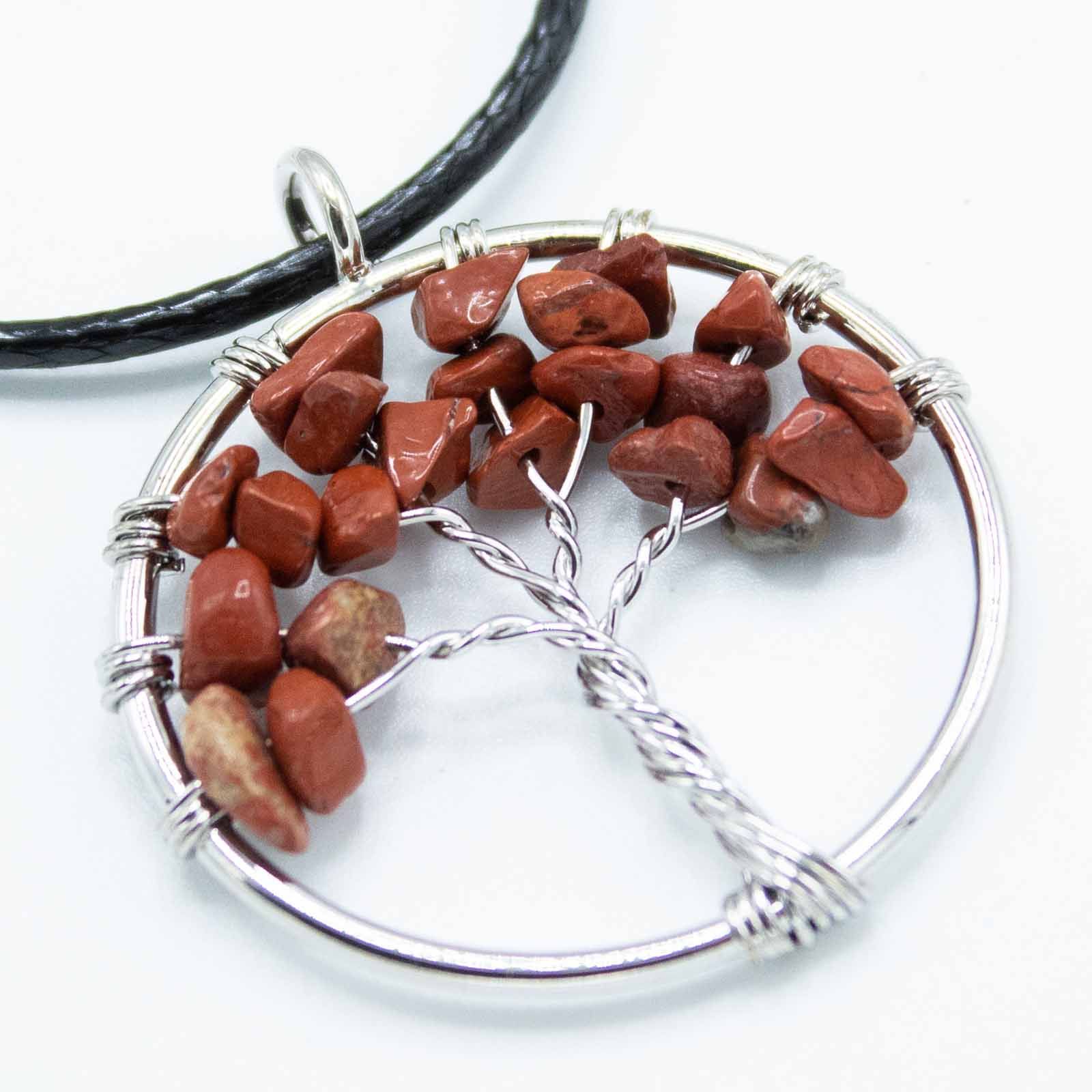Tree of Life Pendant - Red Jasper - Image 2