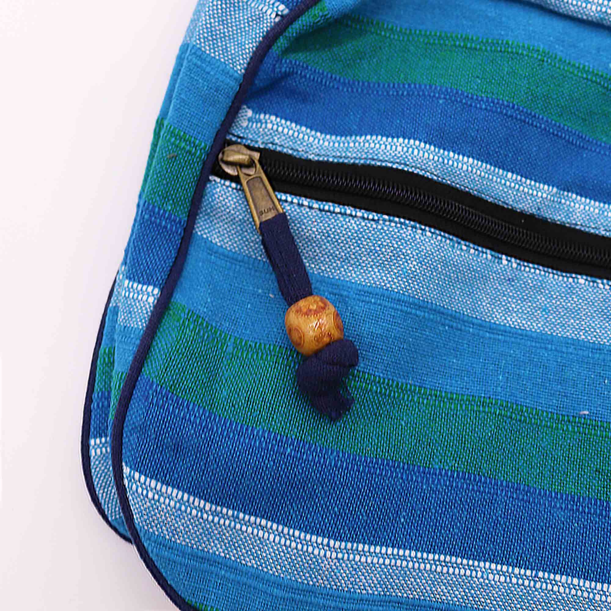 Lrg Nepal Sling Bag (Adjustable Strap) - Blue Rivers - Image 2
