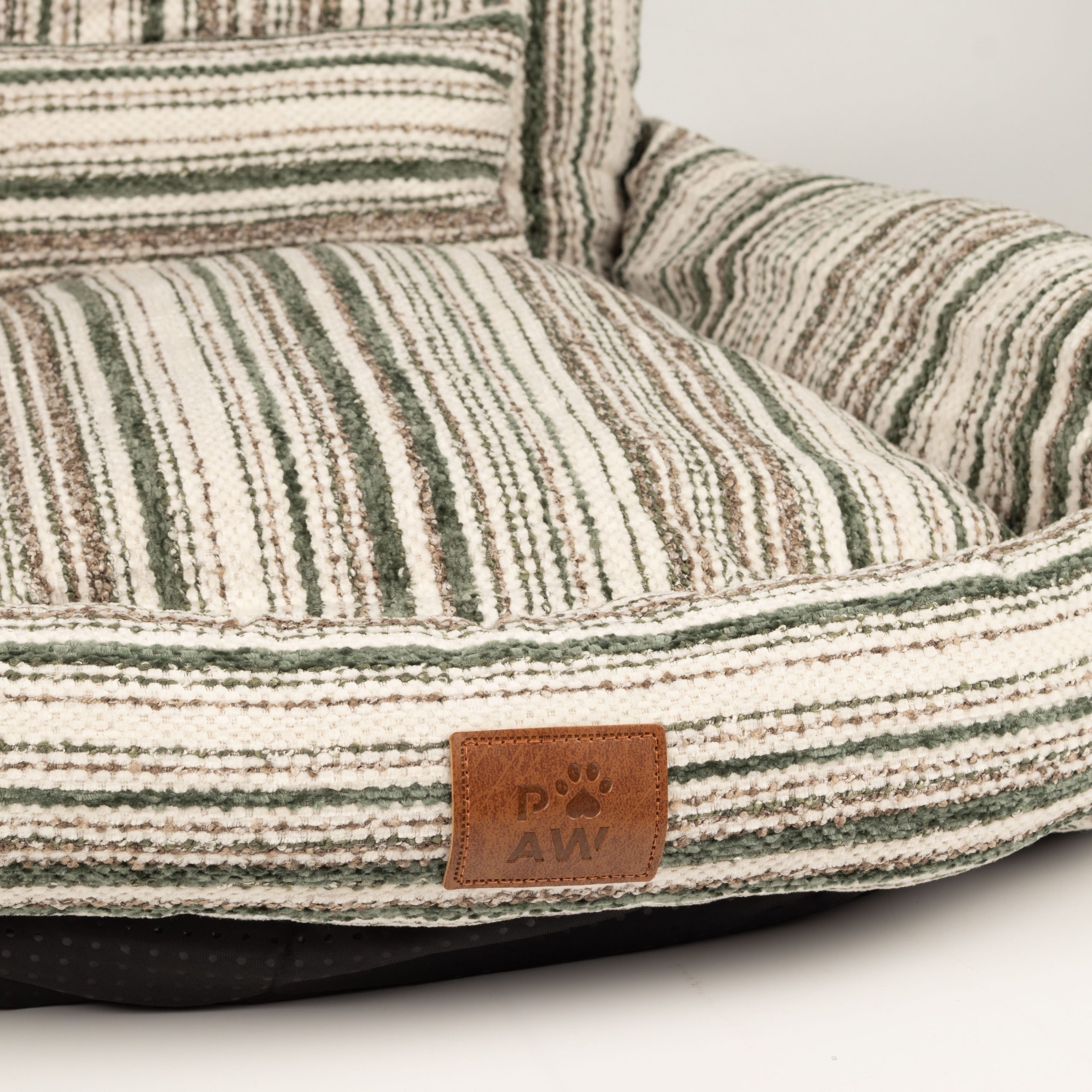 PAW Bed – Small Sofa – Brown Stripes – 50 × 50 × 26cm - Image 9