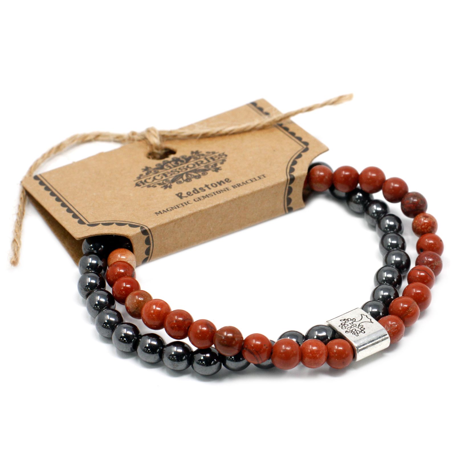 Magnetic Gemstone Bracelet - Redstone - Image 2