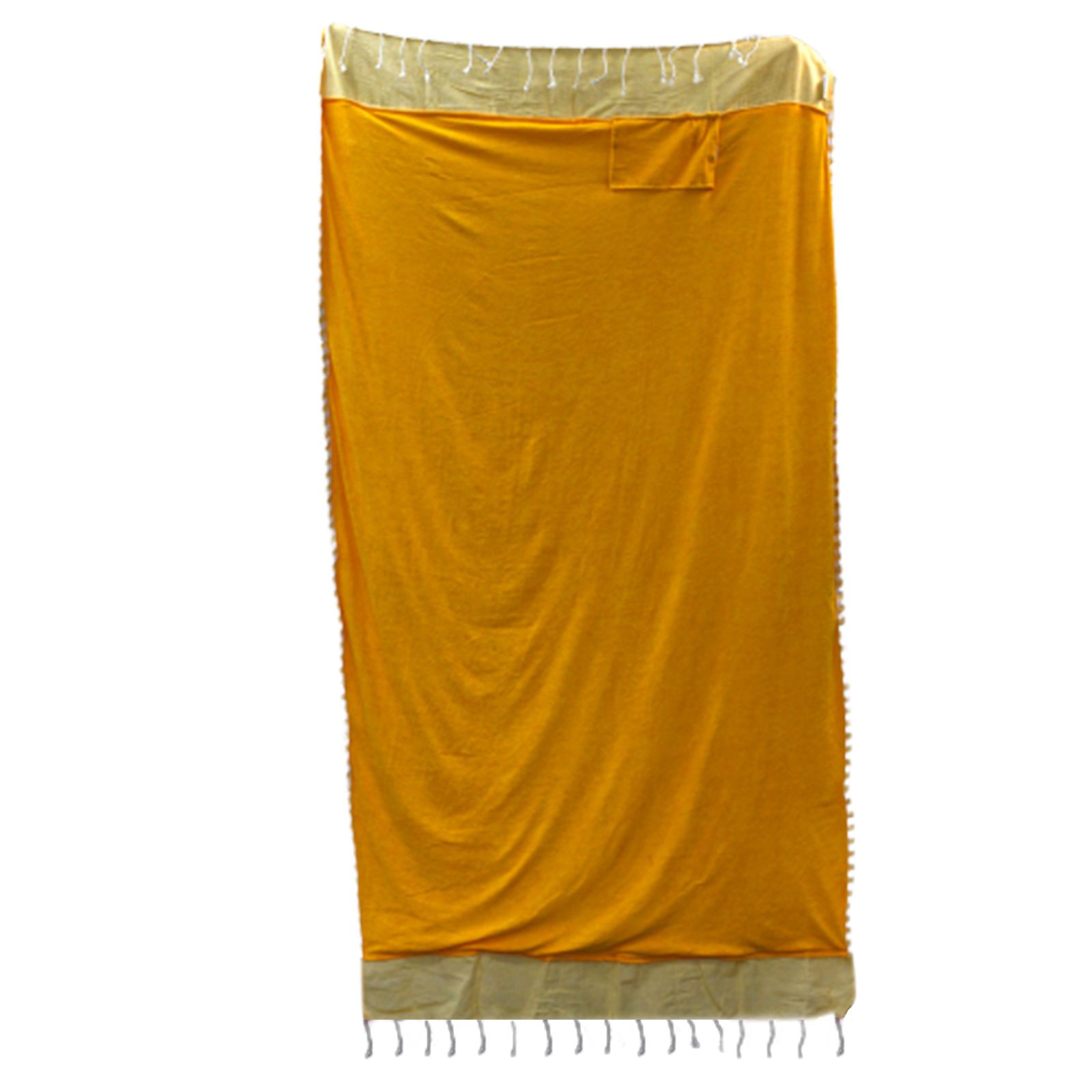 Cotton Pario Towel - 100x180 cm - Sunny Yellow - Image 5