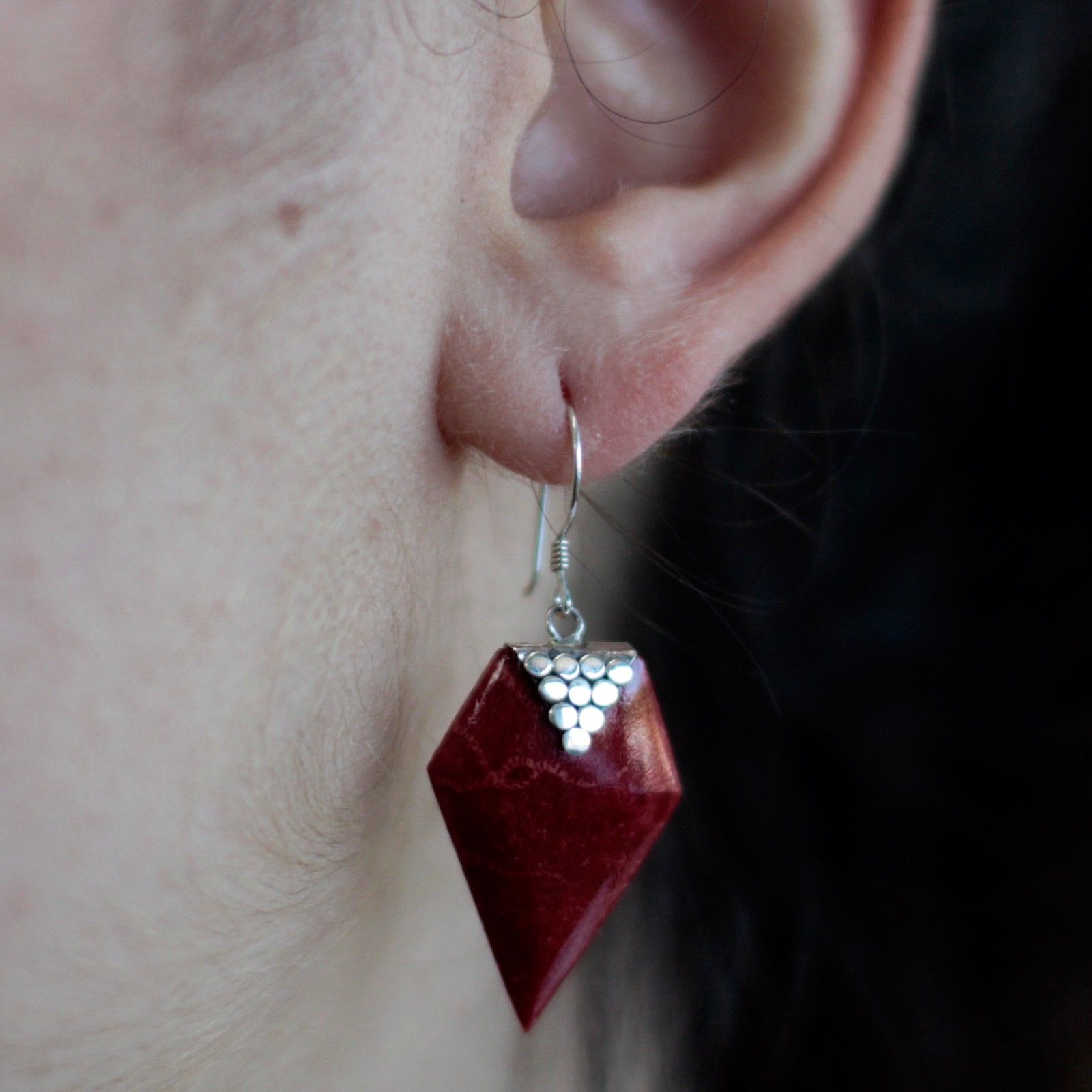 925 Silver Earrings - Grapes - Image 3