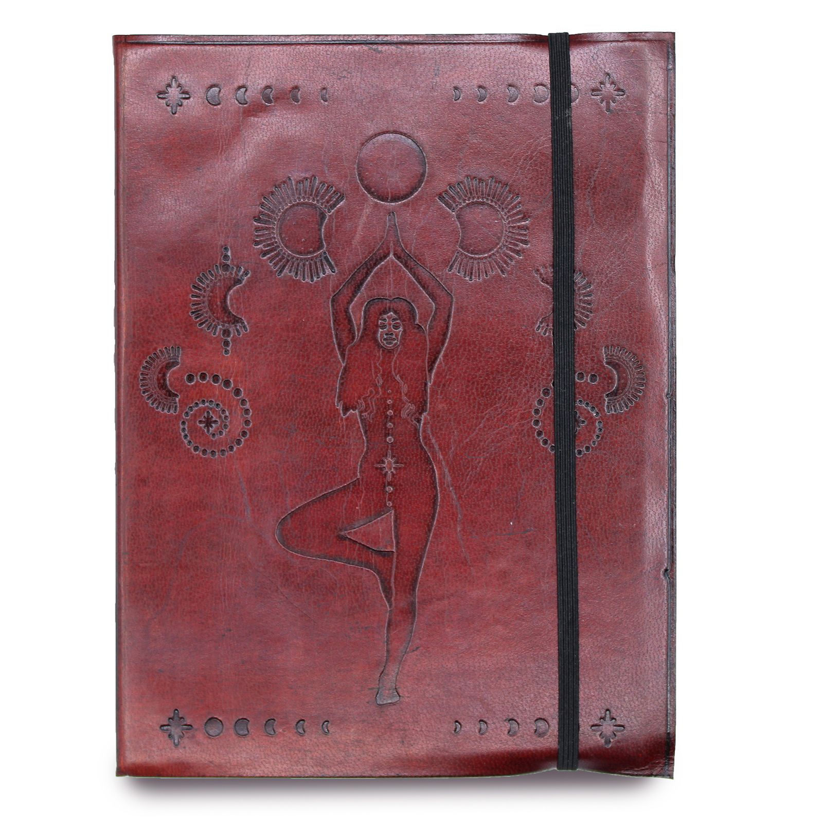 Medium Notebook with strap - Cosmic Goddess - Image 4