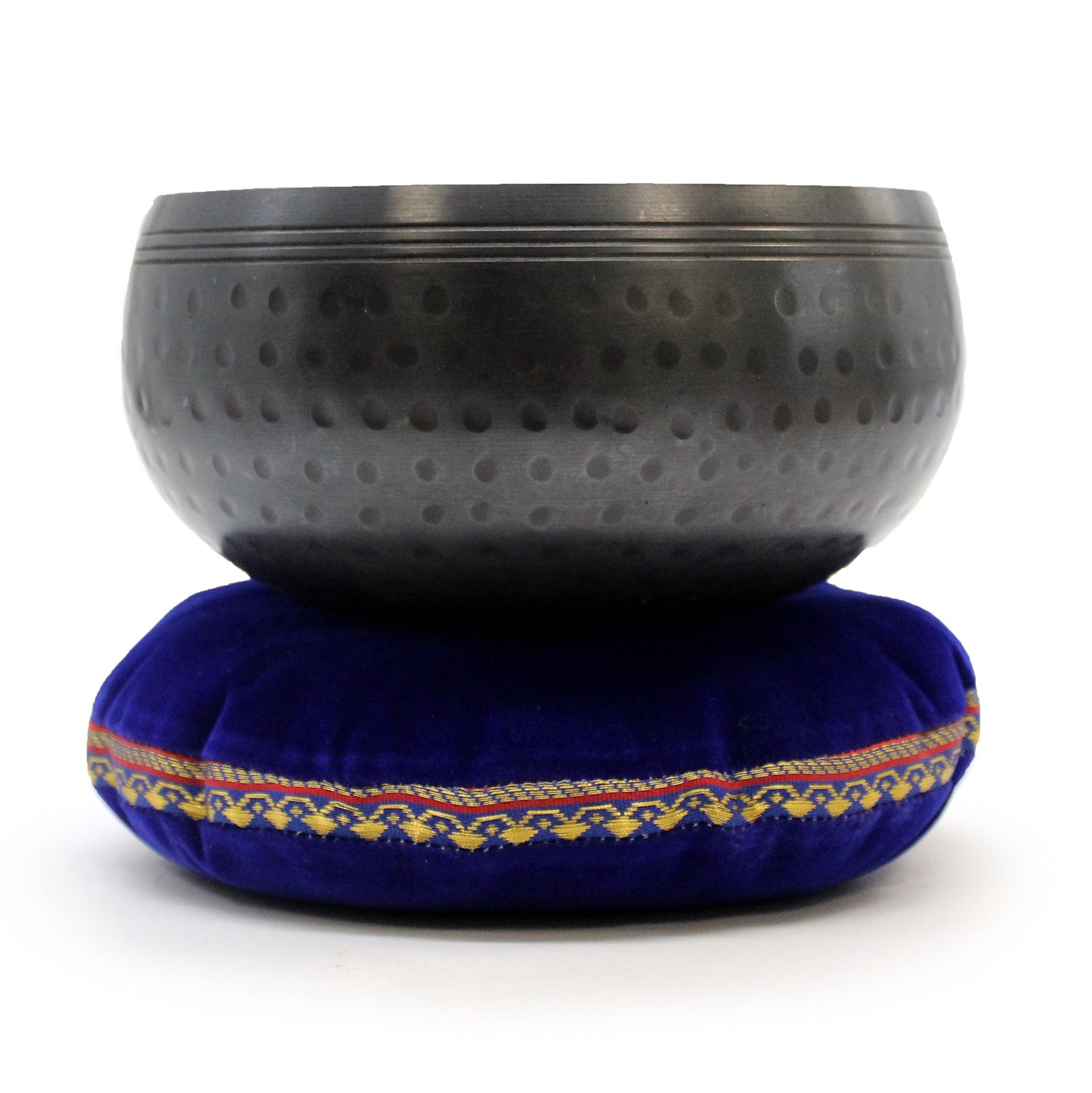 Medium Black Beaten Bowl - 15cm - Image 2