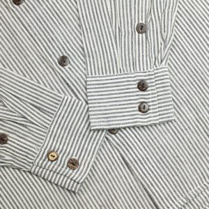 Nomad Sari Grandad Shirt - Grey Stone - XL