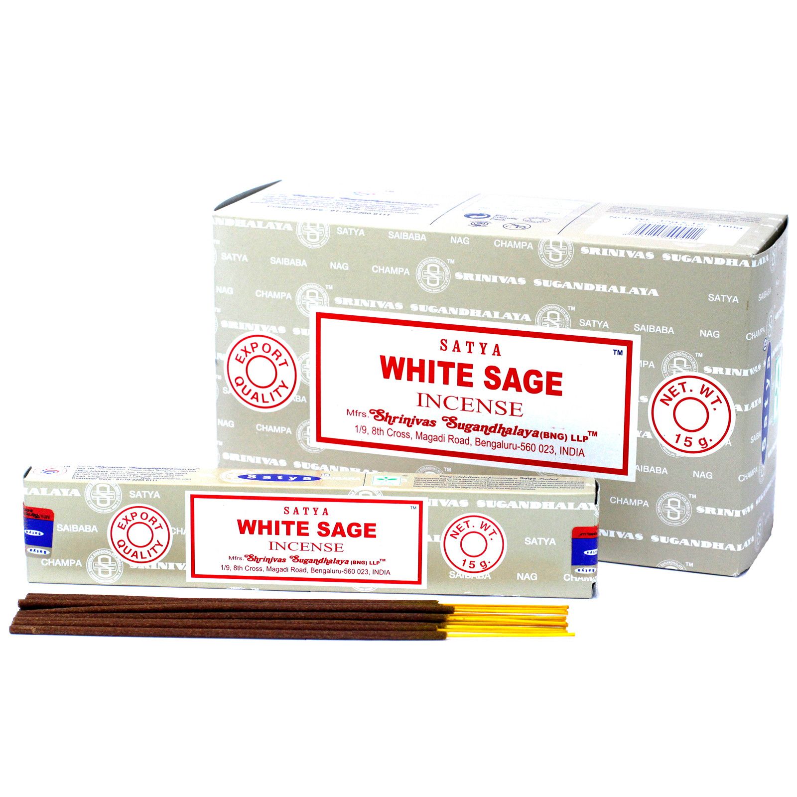 Satya Incense 15gm - White Sage - Image 3
