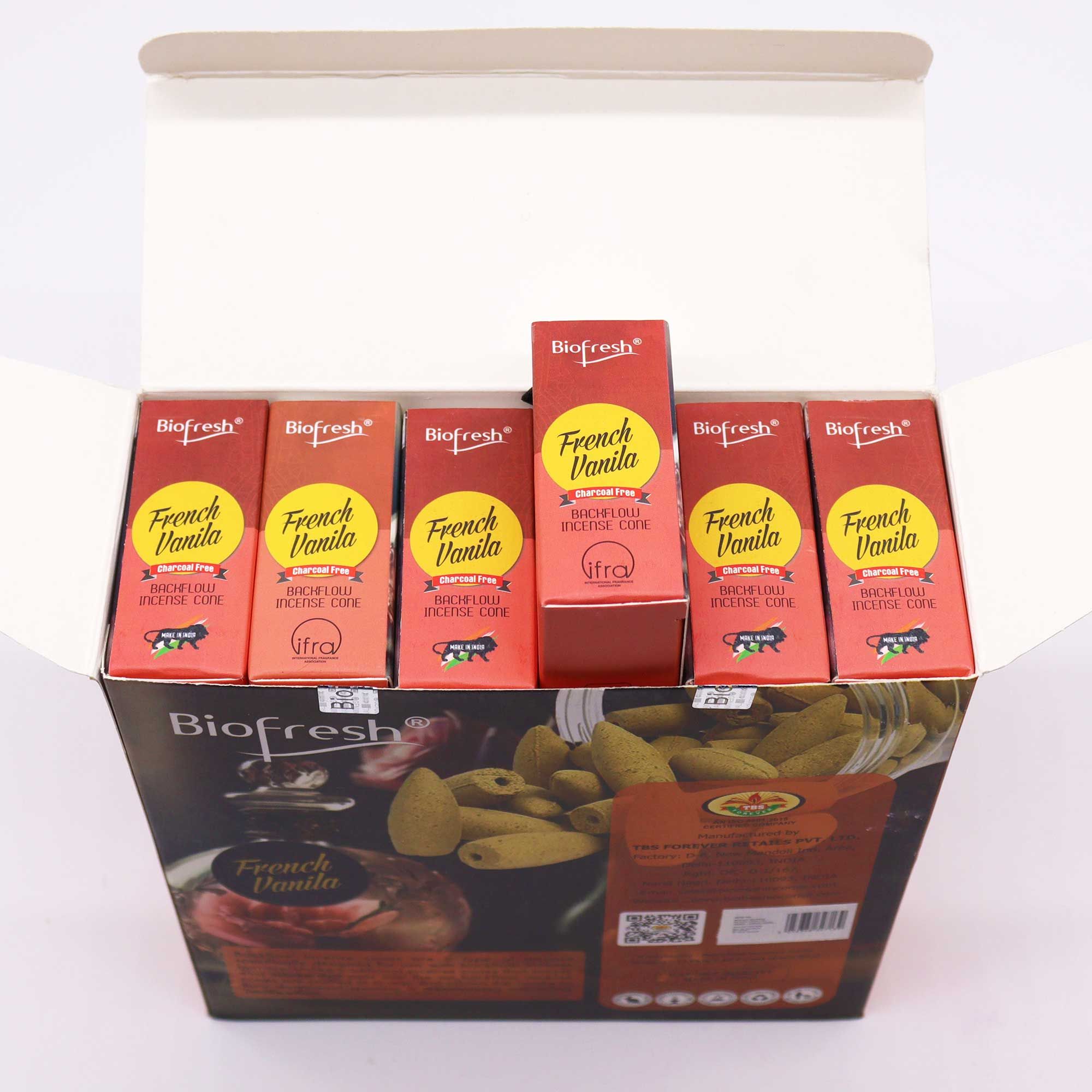 Biofresh Backflow Incense Cones - French Vanilla - Image 2
