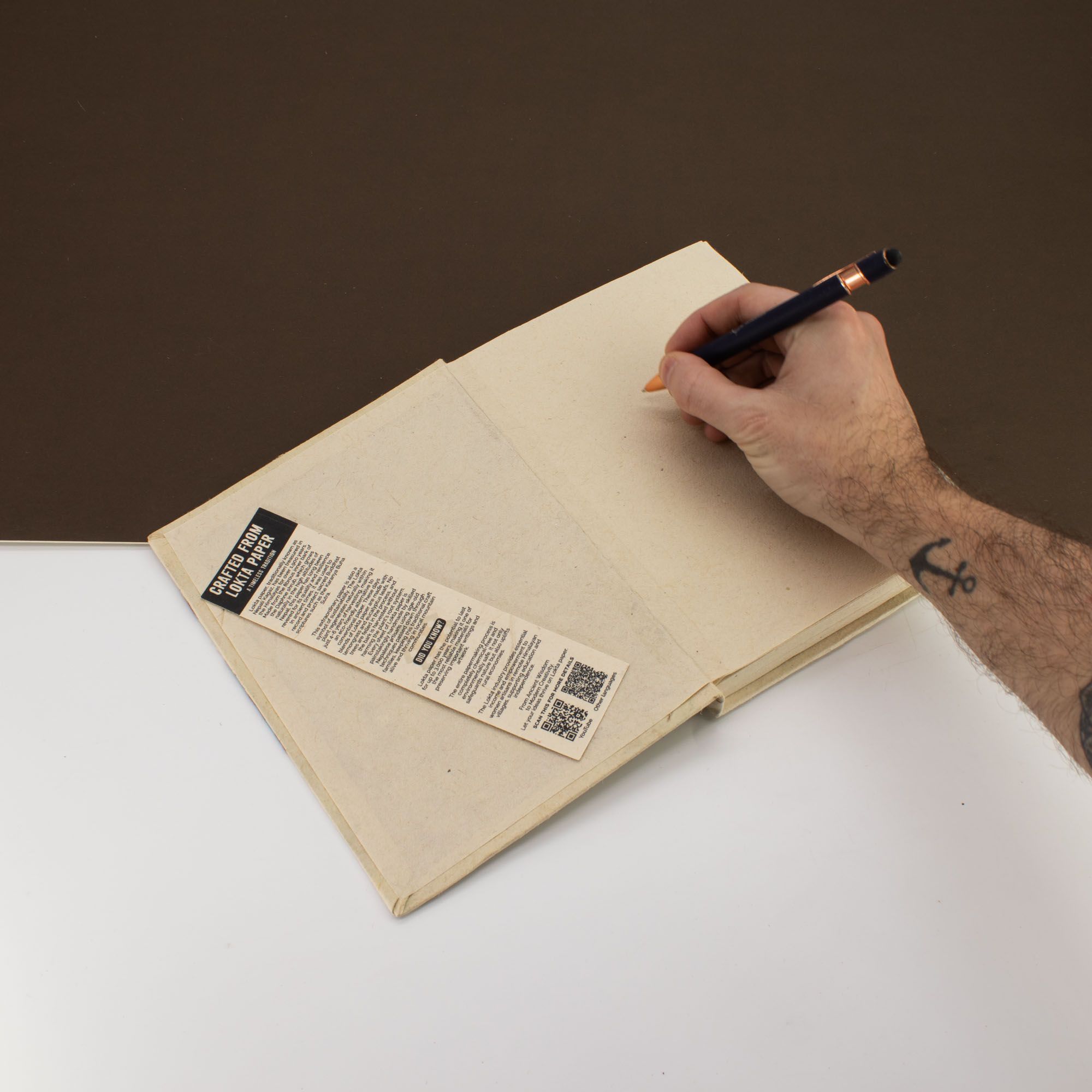 Lokta Inspiration Notebook – Your Potential – Large (21x15cm) – 45 Leaves – Includes Bookmark - Image 3