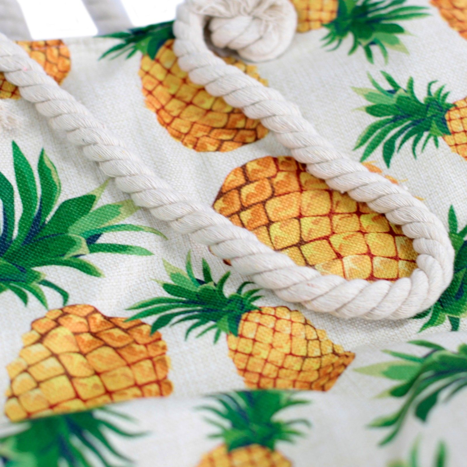 Rope Handle Bag - Pineapples - Image 5
