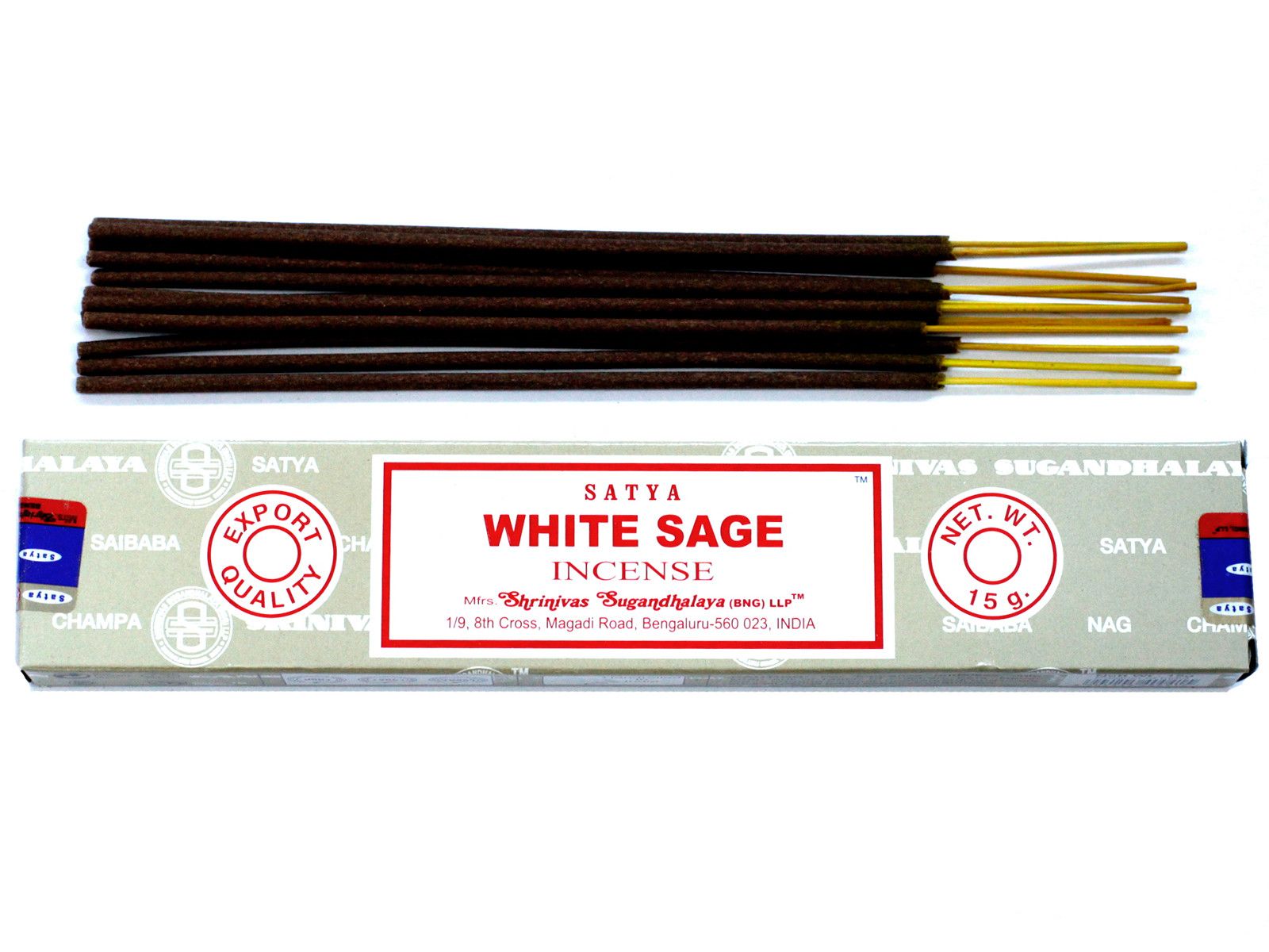 Satya Incense 15gm - White Sage - Image 2