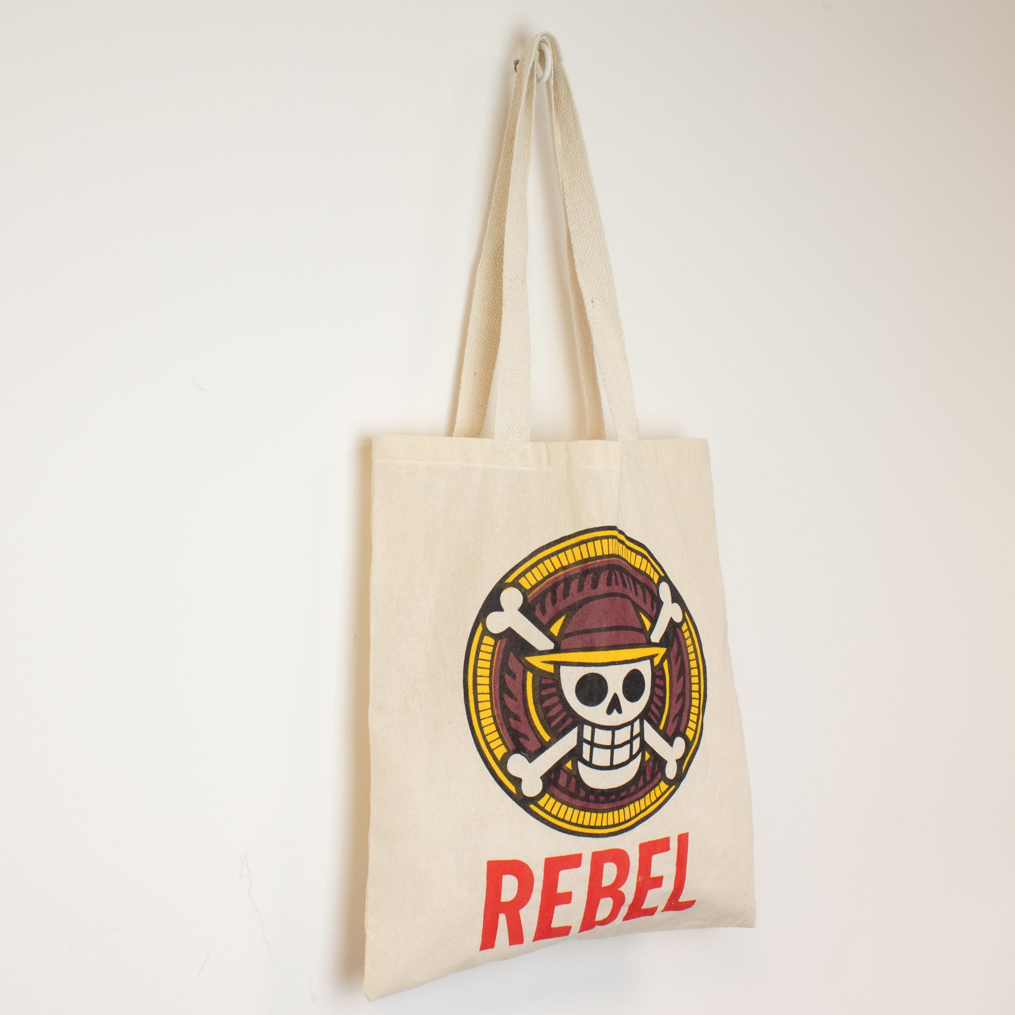 Nomad Sari Iconic Basic Tote Bag - REBEL - Natural 4oz - Image 5