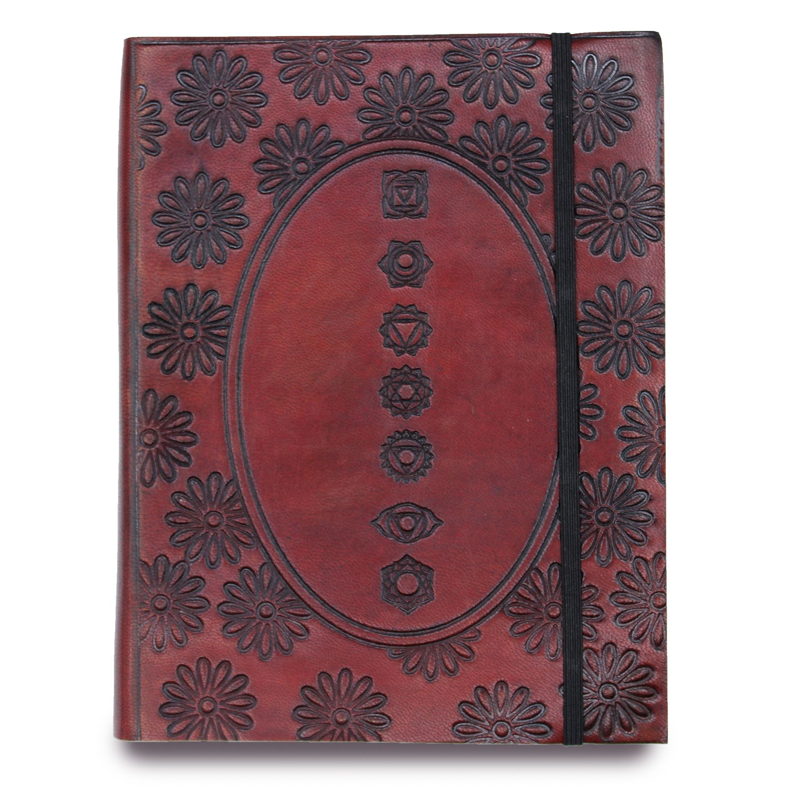 Medium Notebook with strap - Chakra Mandala - Image 6