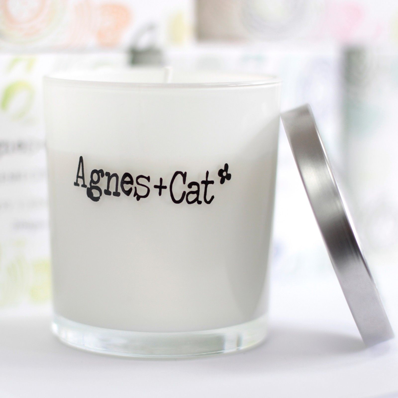 Agnes + Cat Votive Candle - Dolly Blue - Image 2