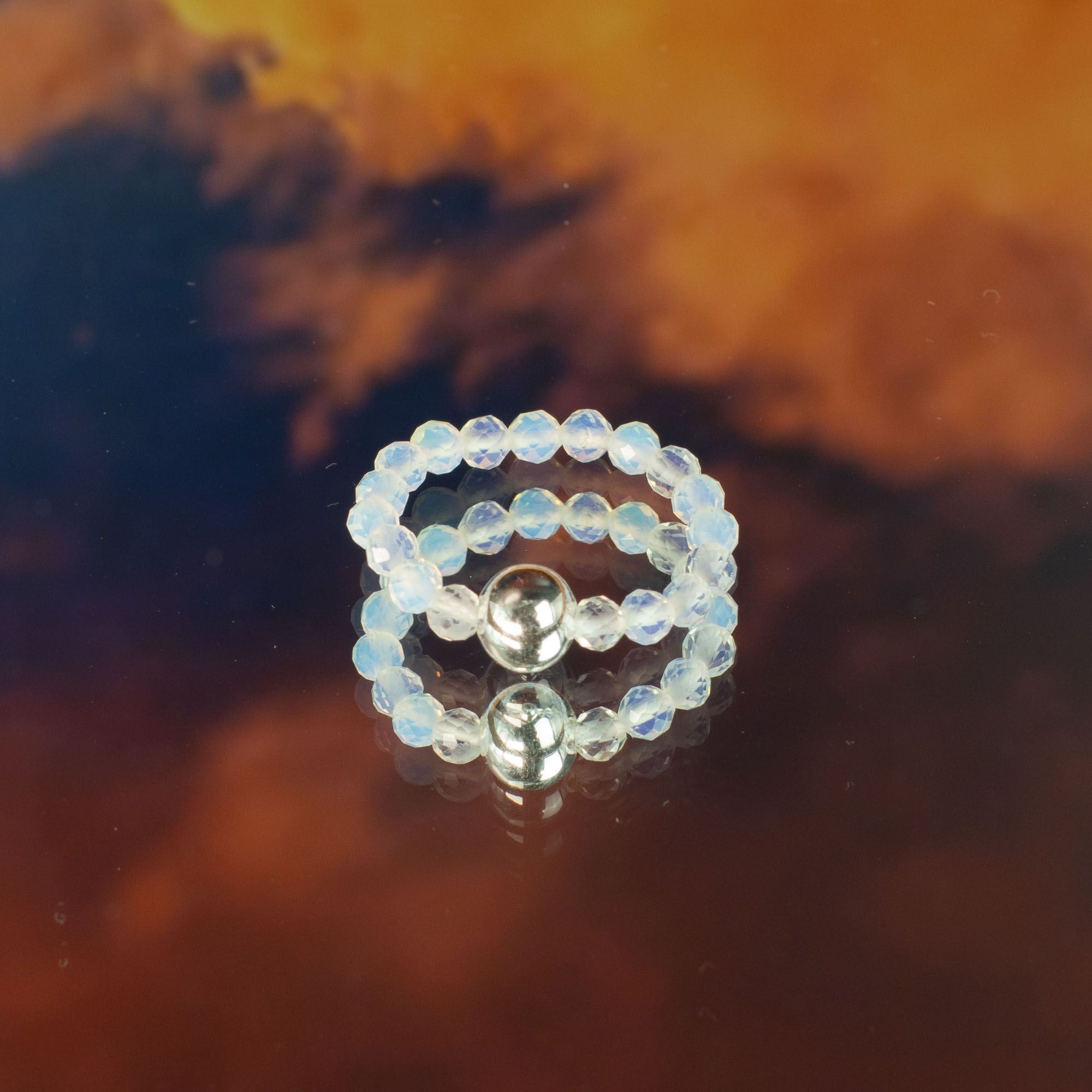 Nymph Spirit Gemstone Ring Set - Blood Moon - Image 9