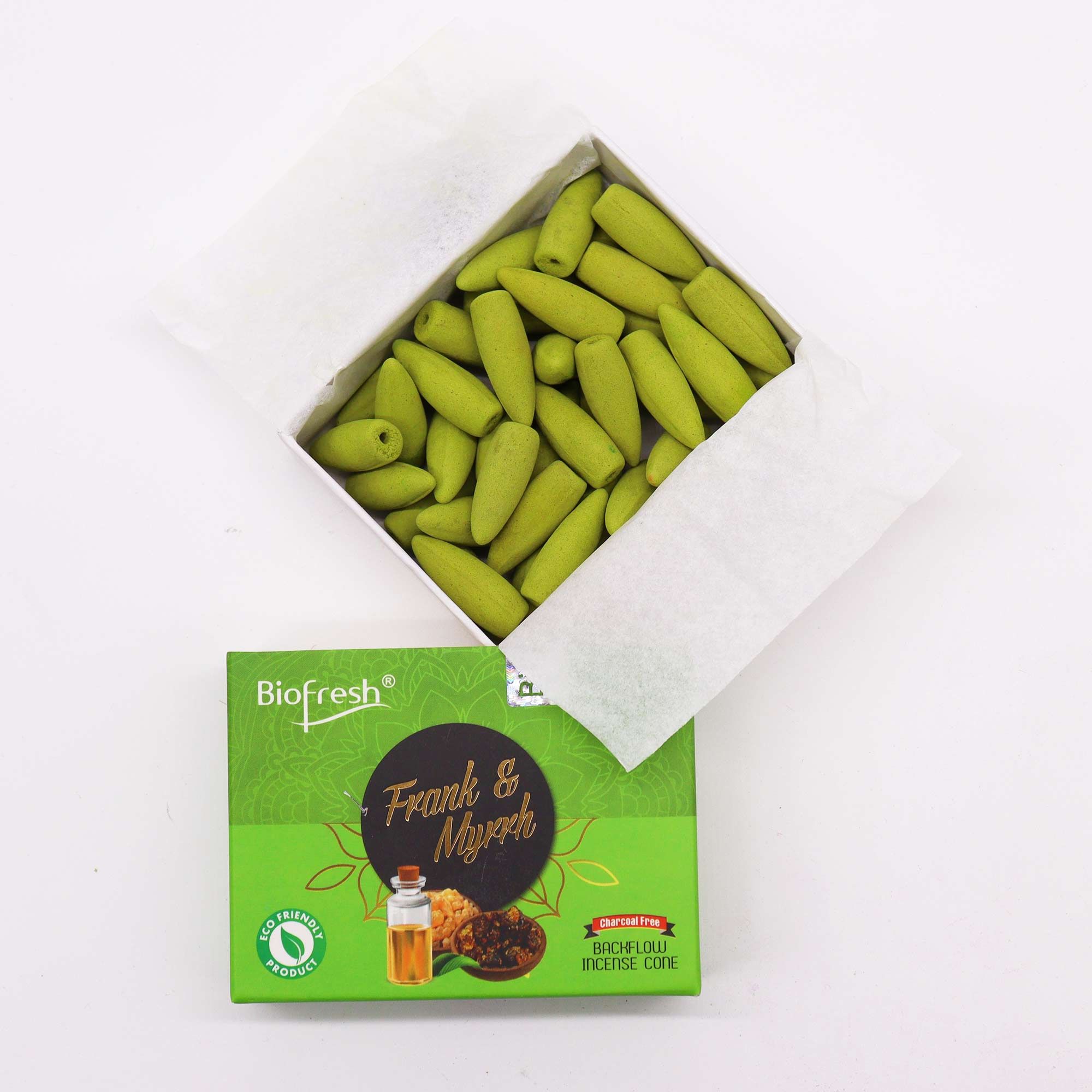 Biofresh Backflow Incense Cones - Frank & Myrrh - Image 4